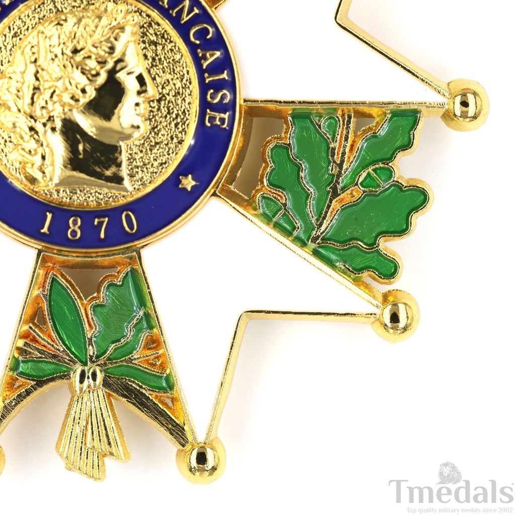 French Legion of Honour Commandeur Medal 3rd Class with Red Ribbon detail view 16