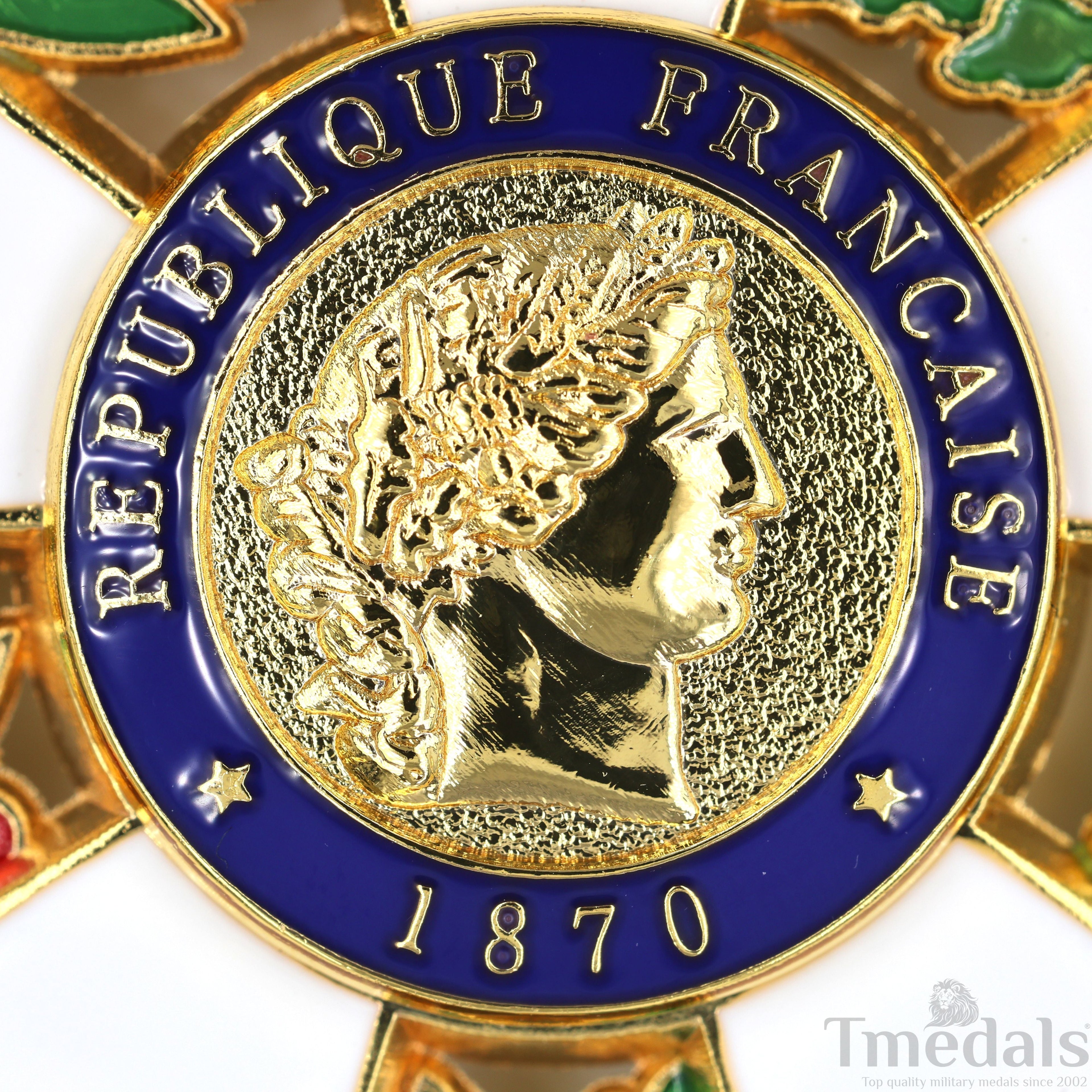 French Legion of Honour Commandeur Medal 3rd Class with Red Ribbon detail view 18