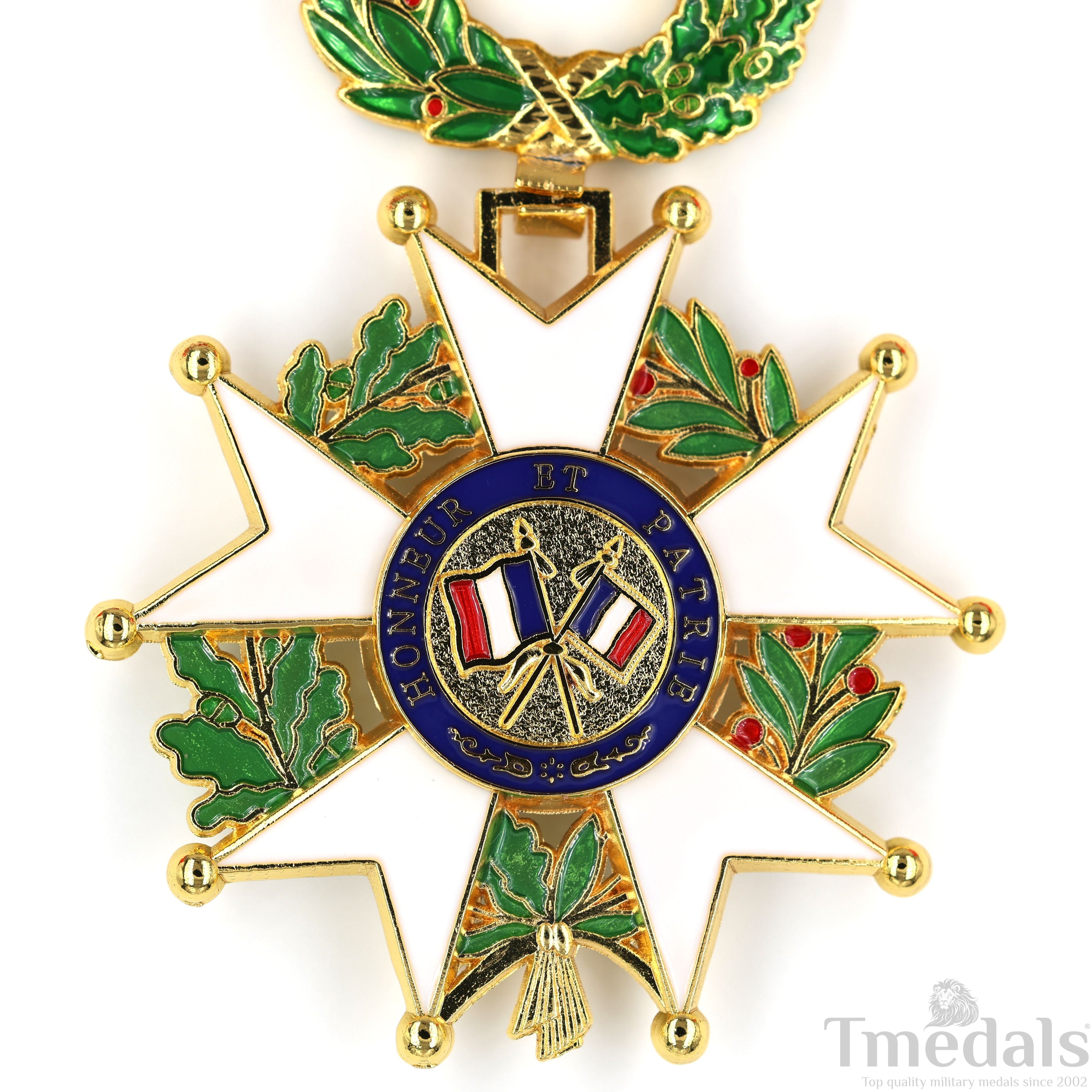 French Legion of Honour Commandeur Medal 3rd Class with Red Ribbon detail view 26