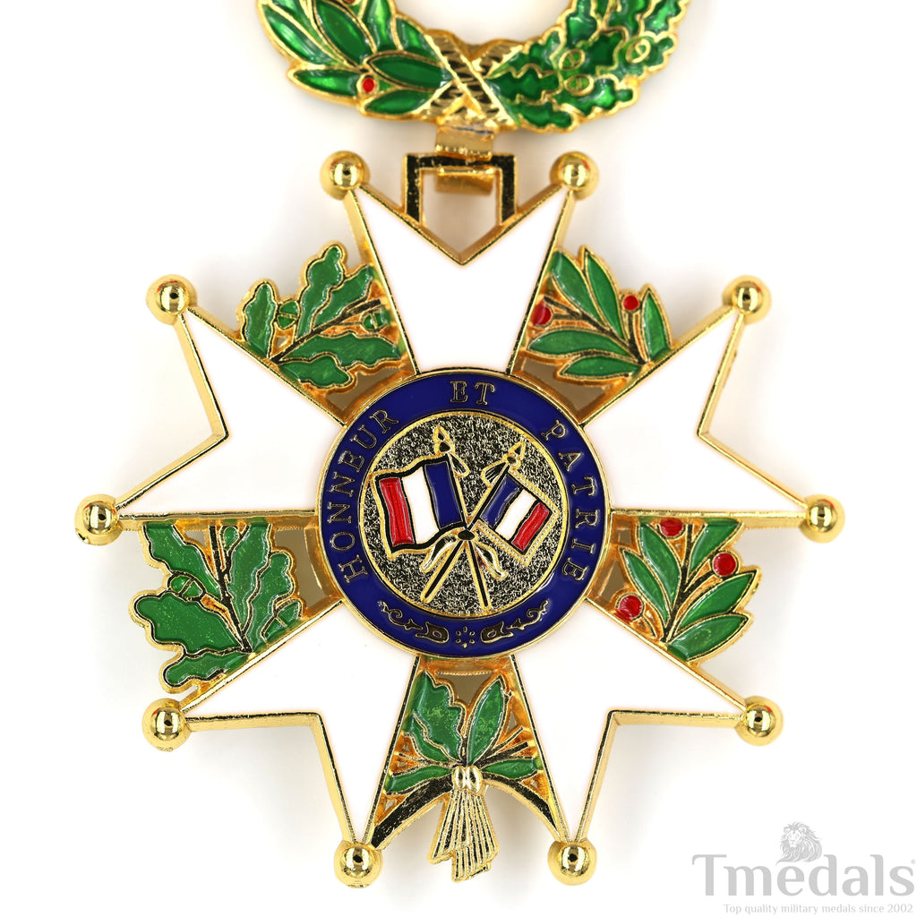 French Legion of Honour Commandeur Medal 3rd Class with Red Ribbon detail view 28