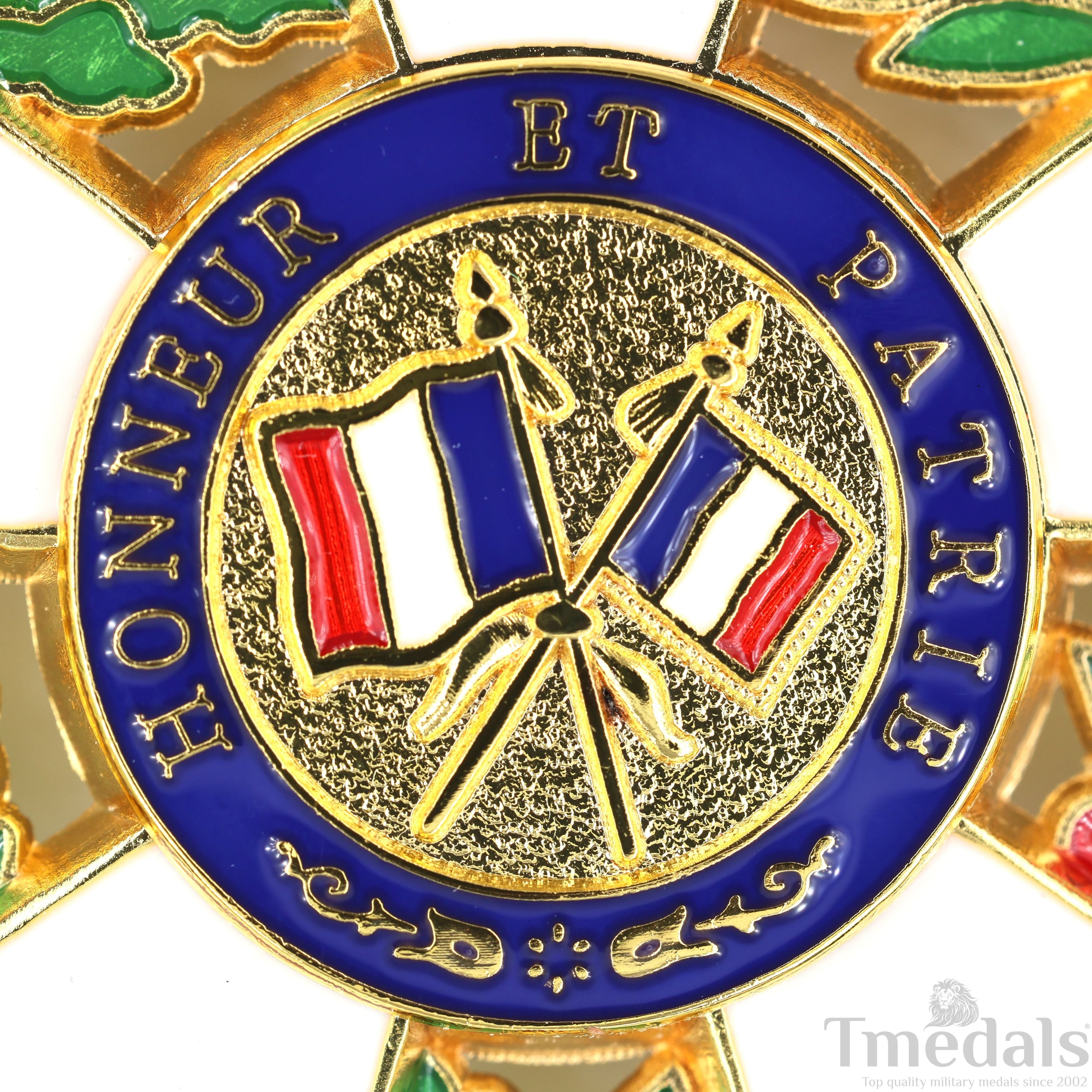 French Legion of Honour Commandeur Medal 3rd Class with Red Ribbon detail view 9