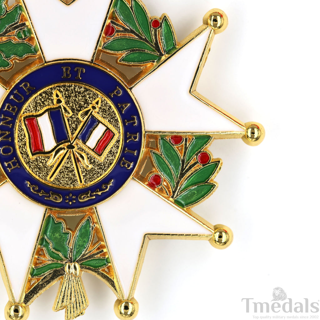 French Legion of Honour Commandeur Medal 3rd Class with Red Ribbon detail view 11