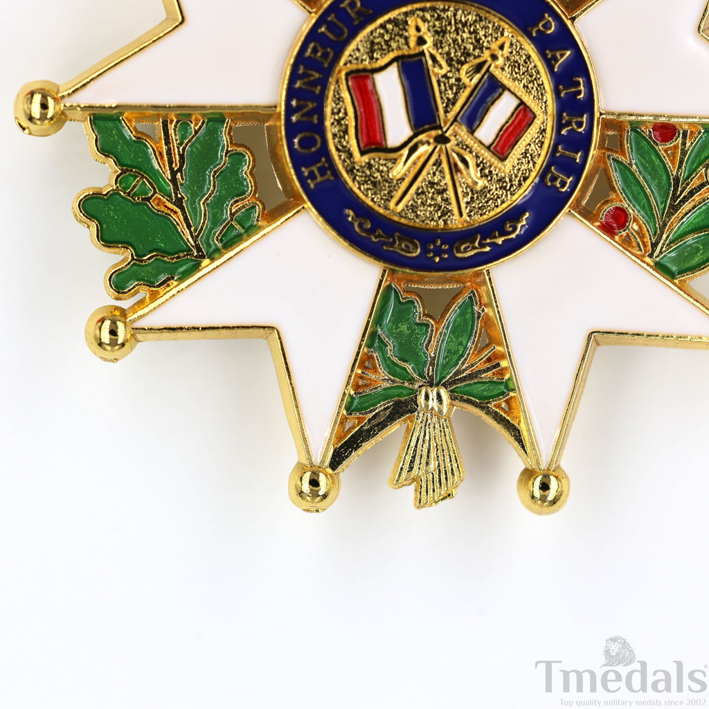 French Legion of Honour Commandeur Medal 3rd Class with Red Ribbon detail view 12