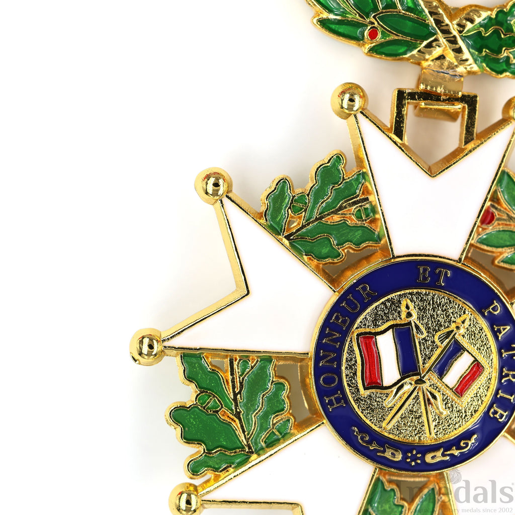 French Legion of Honour Commandeur Medal 3rd Class with Red Ribbon detail view 13