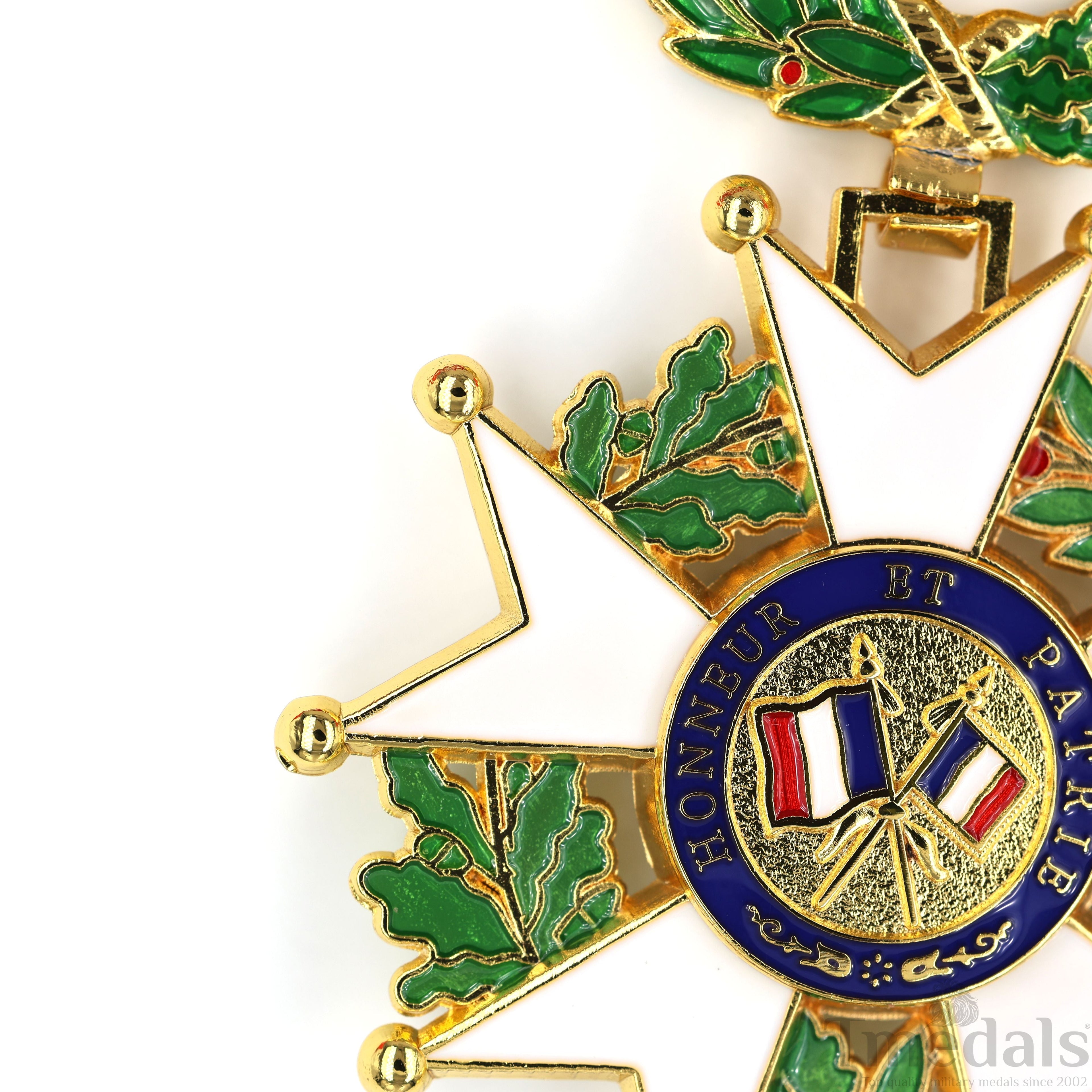 French Legion of Honour Commandeur Medal 3rd Class with Red Ribbon detail view 13