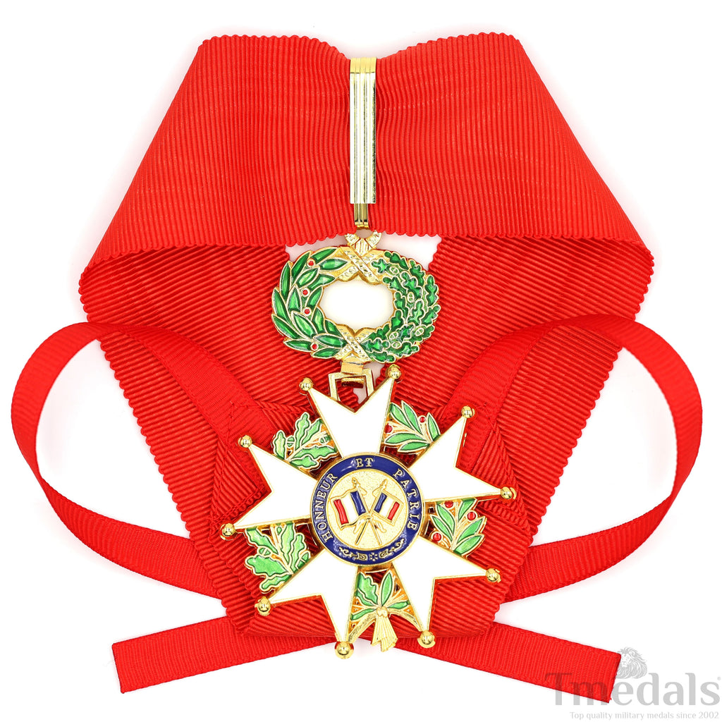 French Legion of Honour Commandeur Medal 3rd Class with Red Ribbon detail view 6