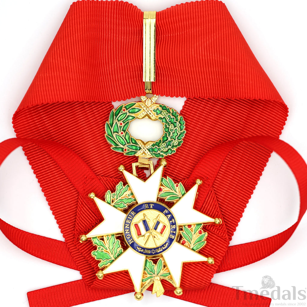 French Legion of Honour Commandeur Medal 3rd Class with Red Ribbon detail view 8