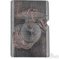 Hand-Carved U.S. Navy Inspired Wooden Lighter Case – Fits Standard Metal Insert – No Insert