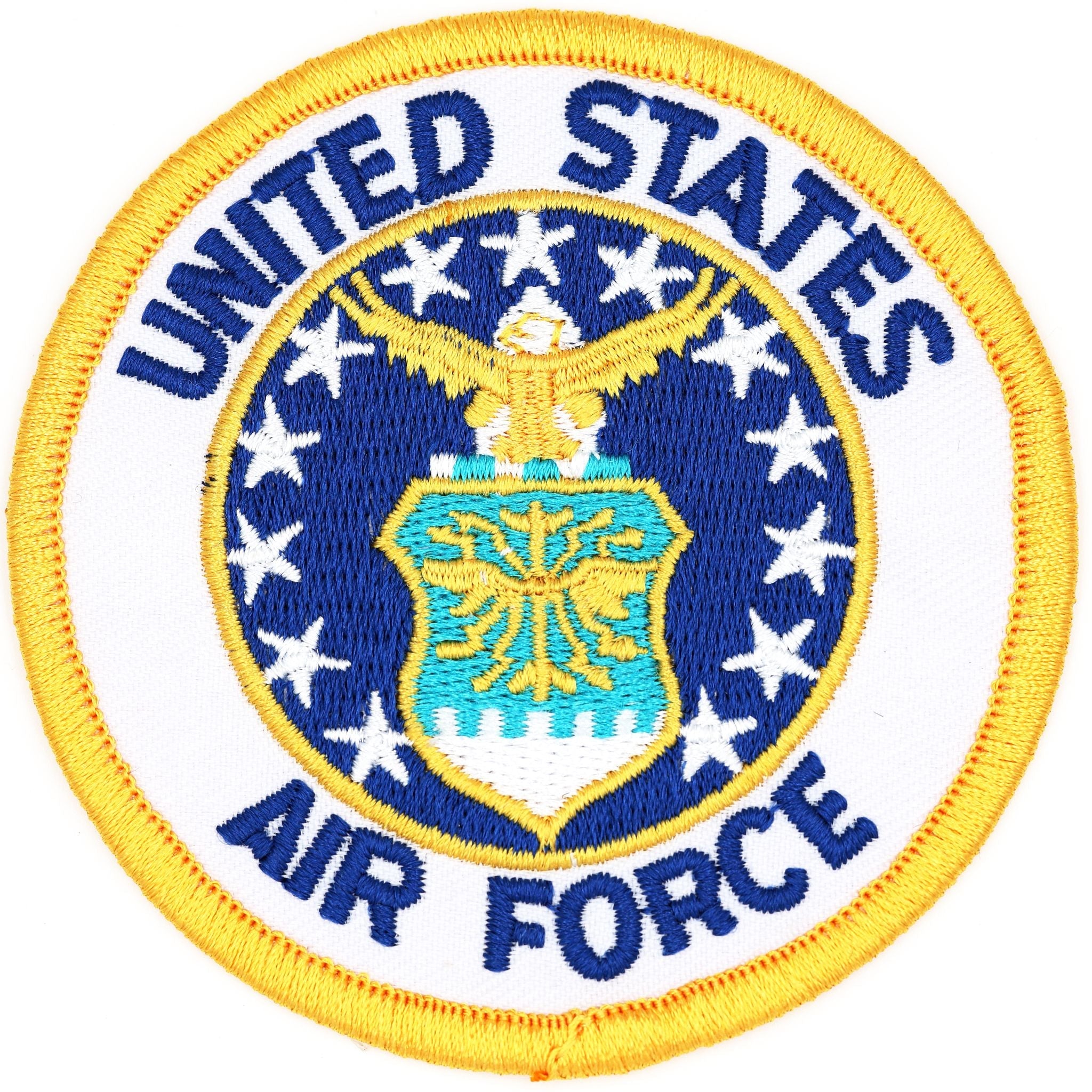 U.S. Air Force Embroidered Patch – Iron-On / Sew-On, 7.6 cm