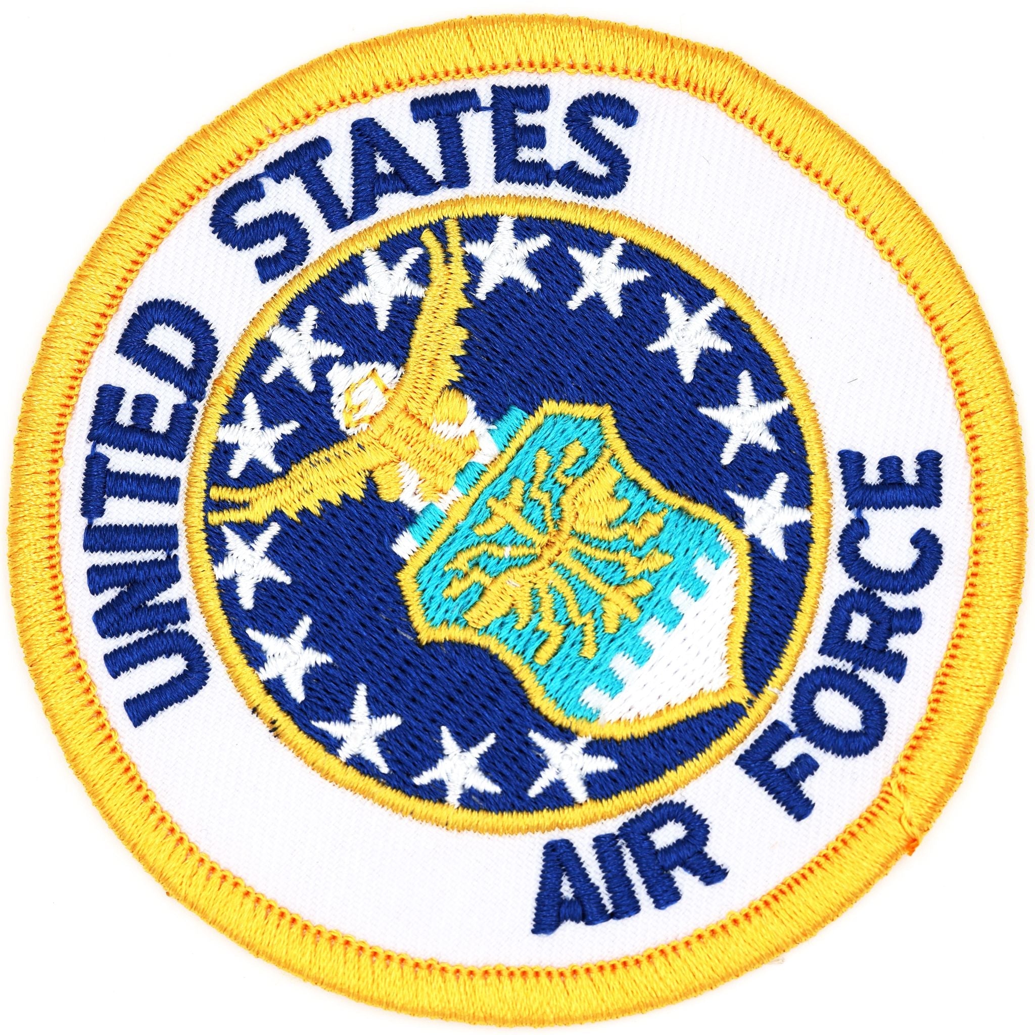 U.S. Air Force Embroidered Patch – Iron-On / Sew-On, 7.6 cm detail view 3