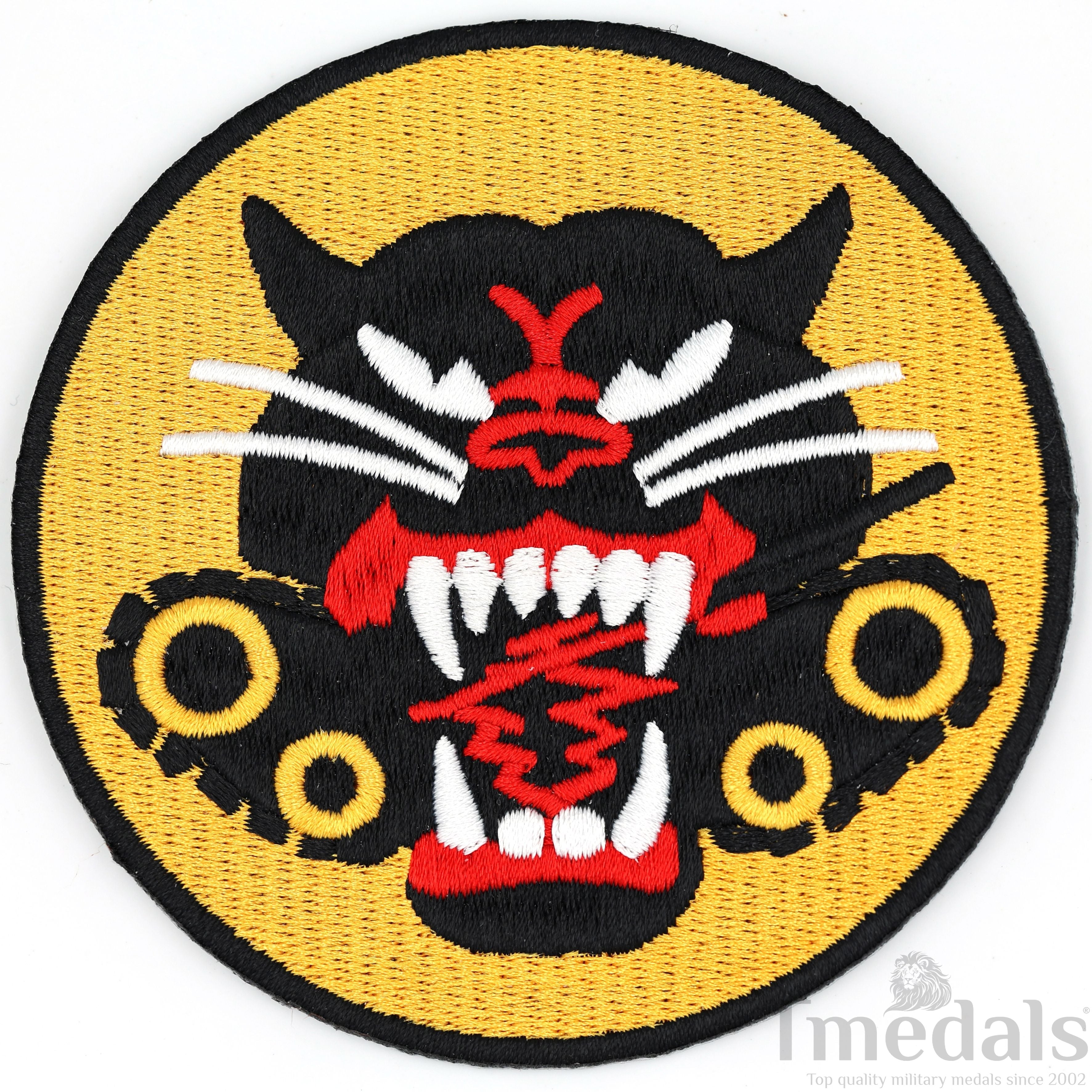 WWII U.S. Army Tank Destroyer 4-Wheel Patch Emblem – Full-Size reproduction