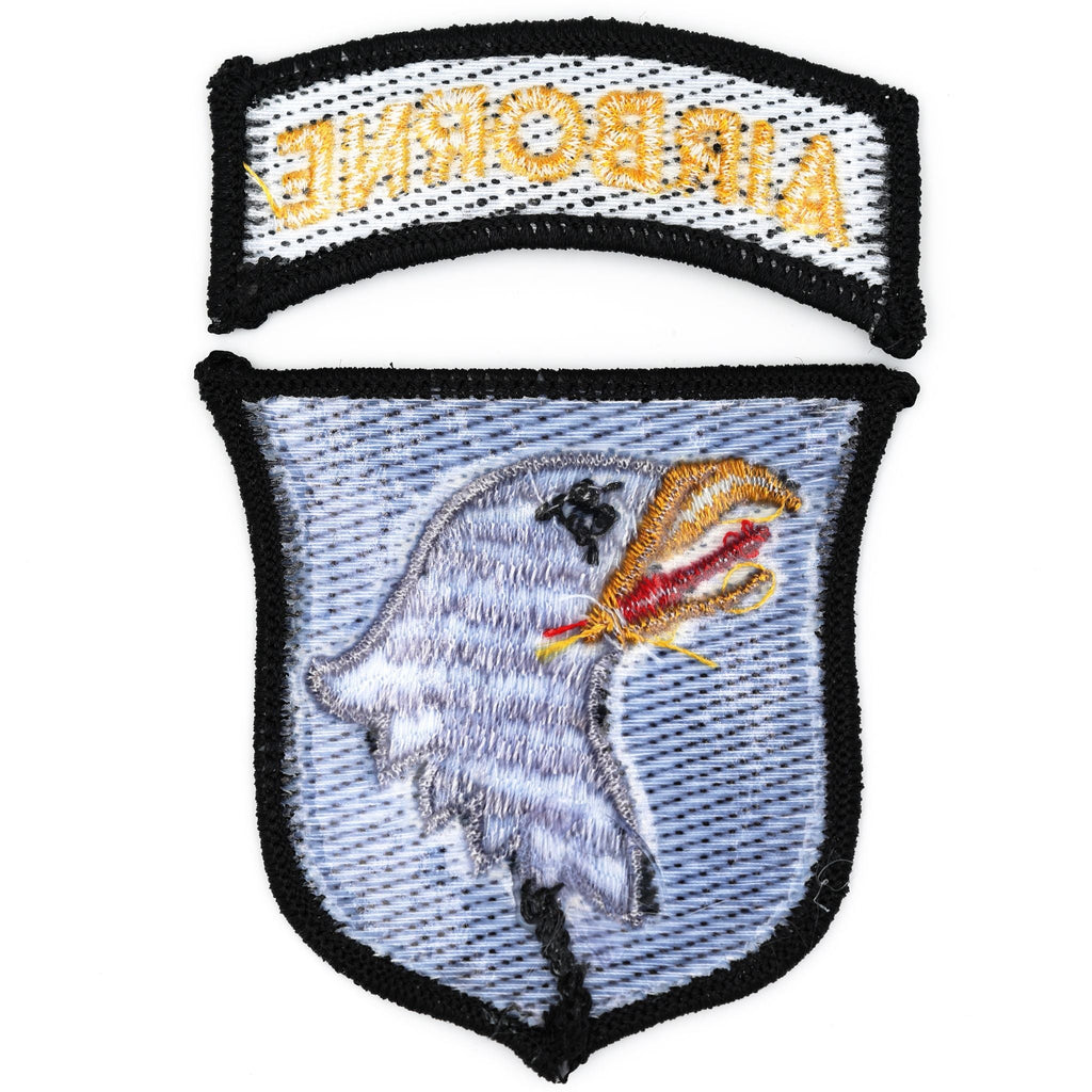 101st Airborne Division SSI Patch & Airborne Tab – Screaming Eagle Embroidered Set detail view 2