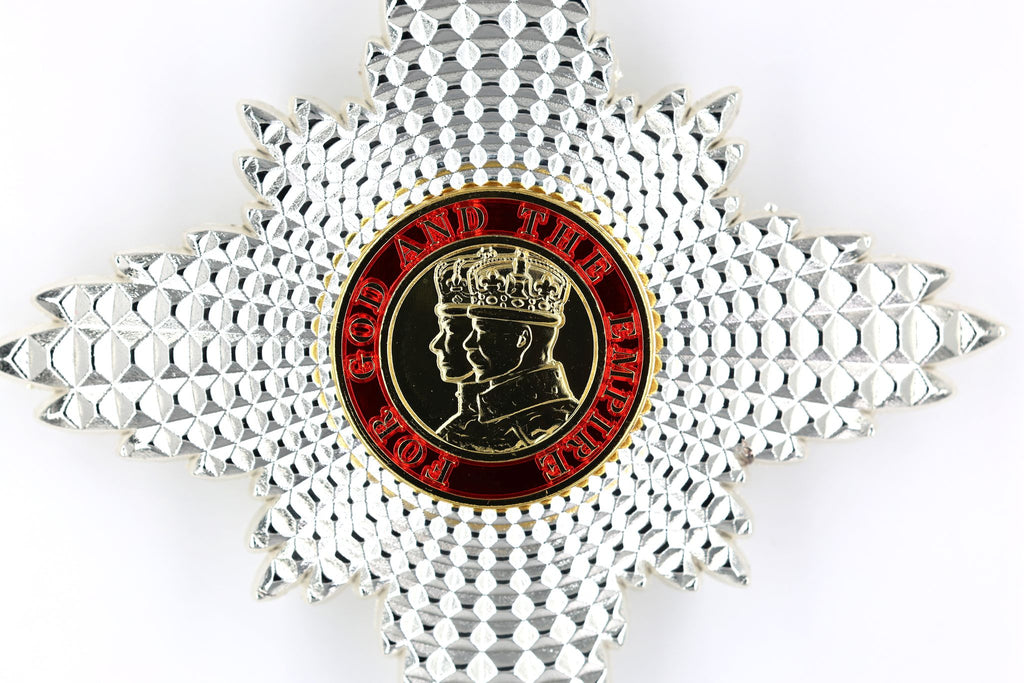 British Order of the Empire KBE Knight Commander Breast Star – Late Pattern