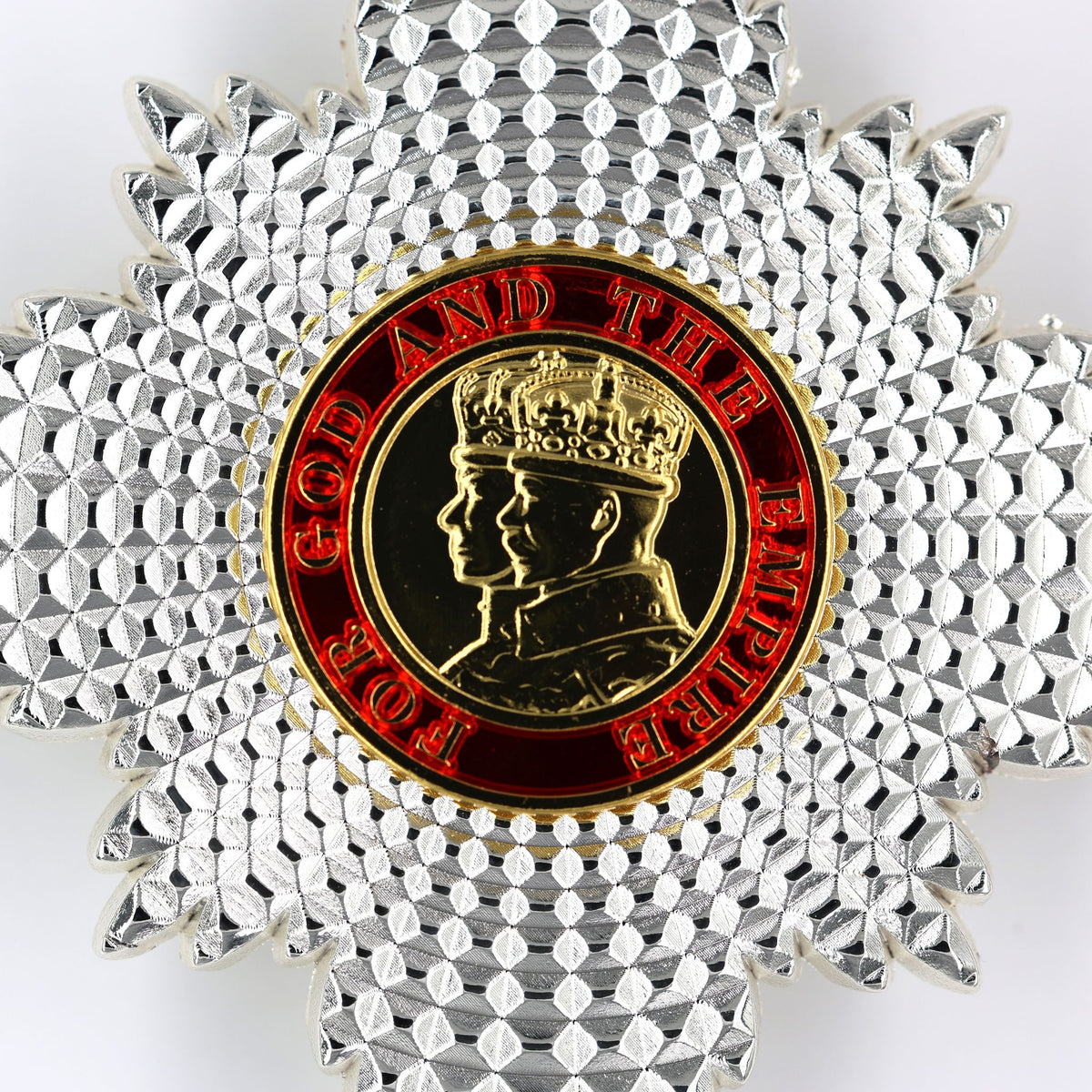 British Order of the Empire KBE Knight Commander Breast Star – Late Pattern