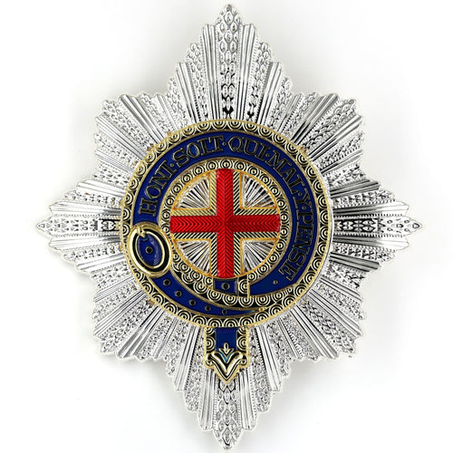 British Royal Order of the Garter Star Badge Medal Order – Collectible replica