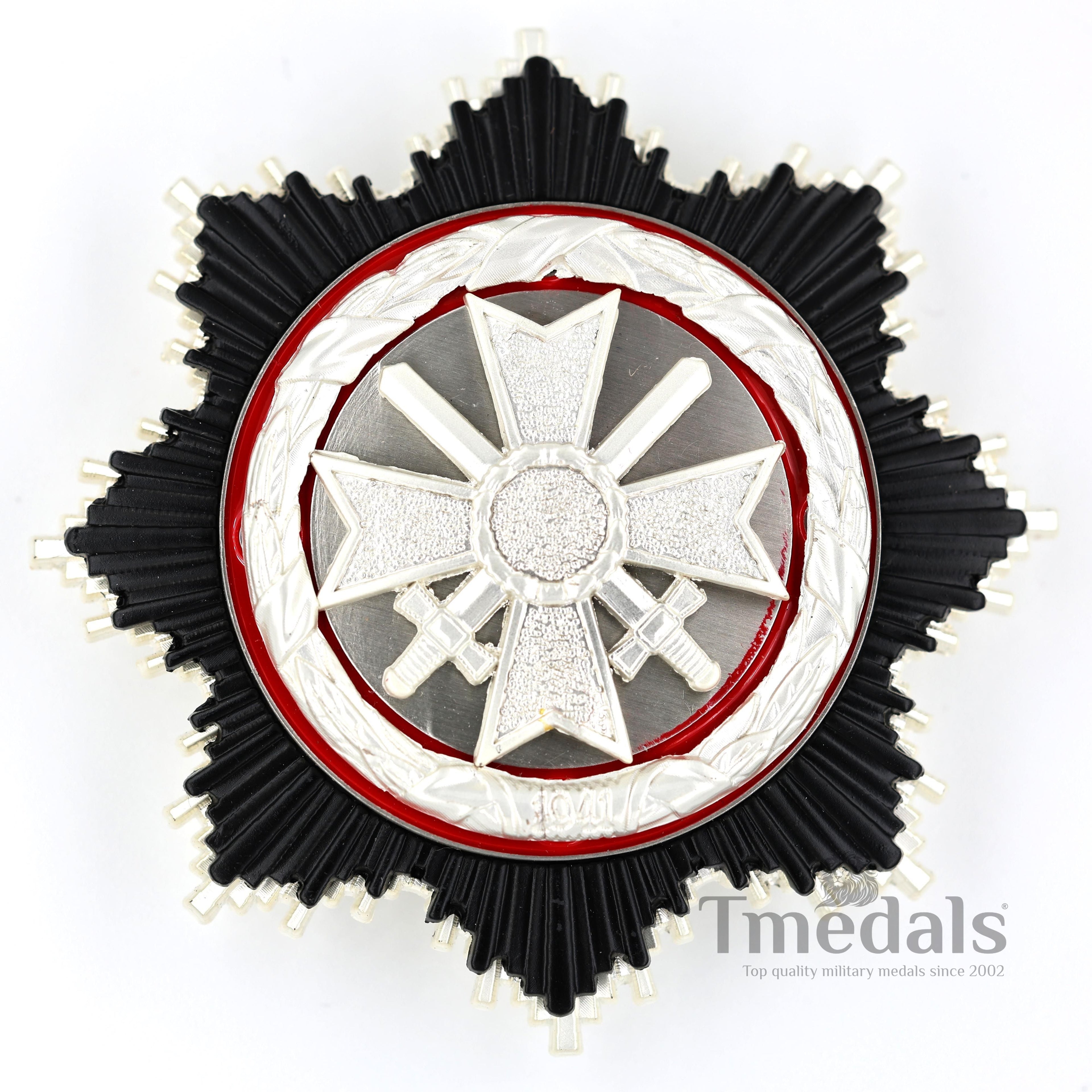 Federal Germany German Cross in Silver 1957 Version – Full-Size reproduction