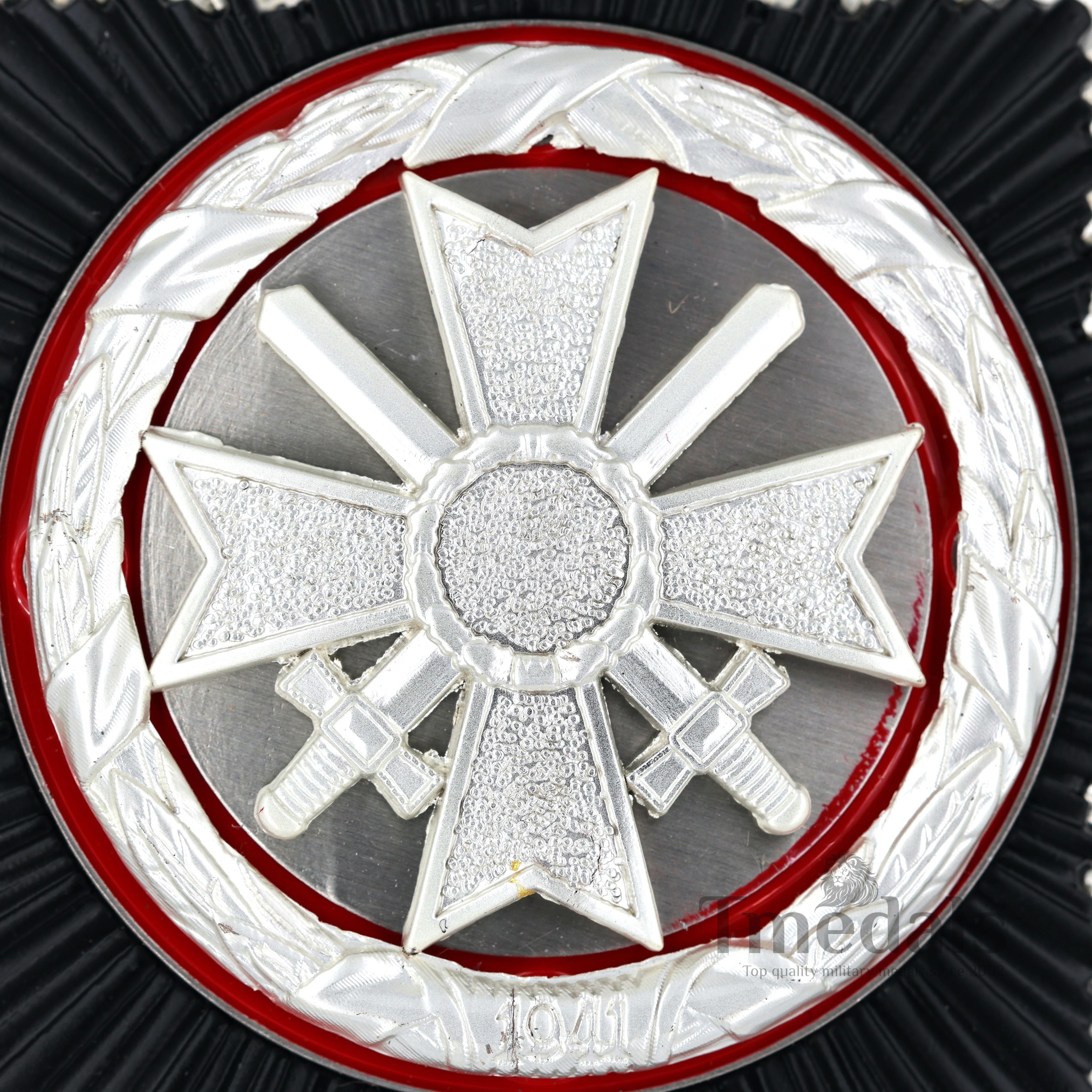 Federal Germany German Cross in Silver 1957 Version – Full-Size detail view 5