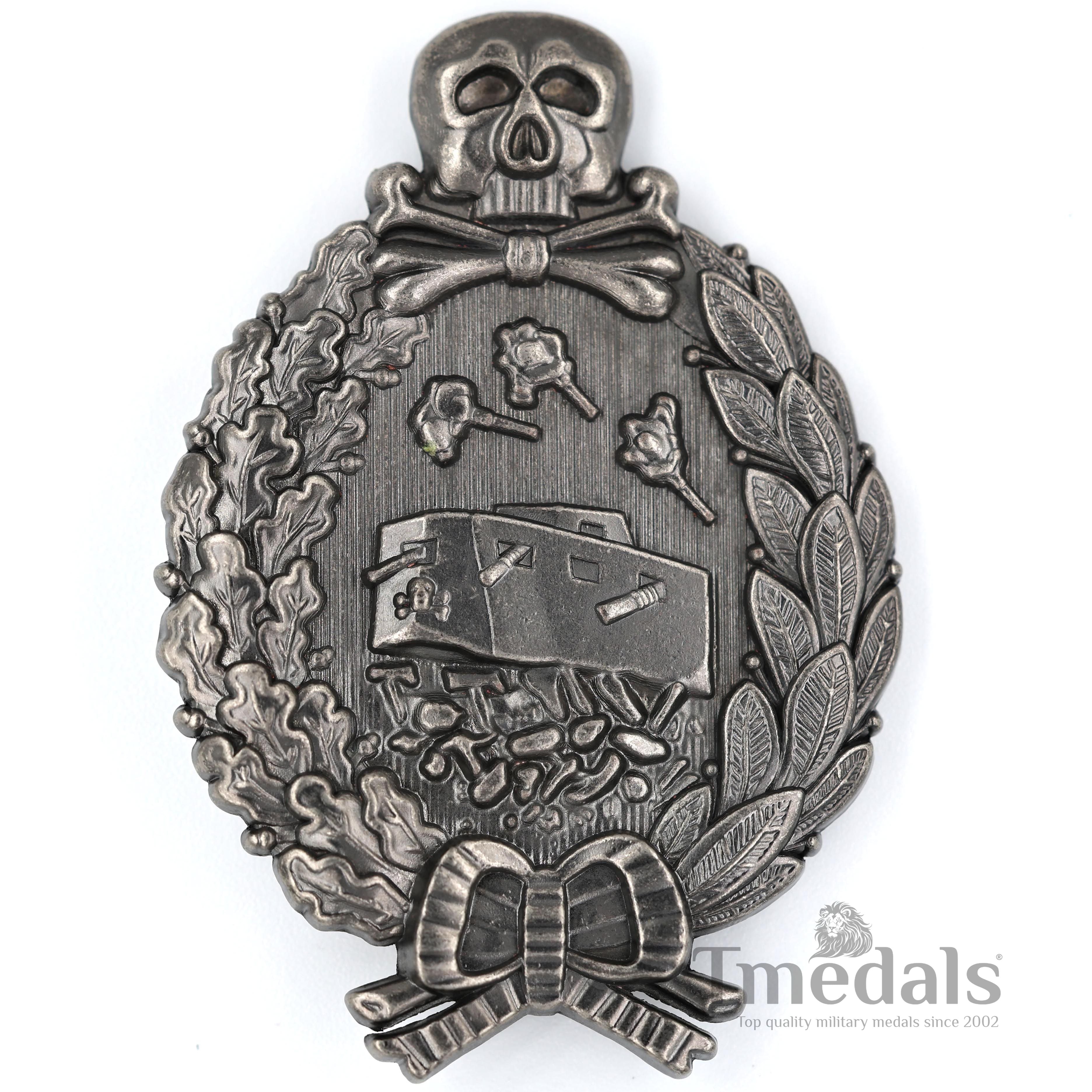 WWI Imperial German Tank Badge Panzer Assault Medal Order – Full-Size reproduction