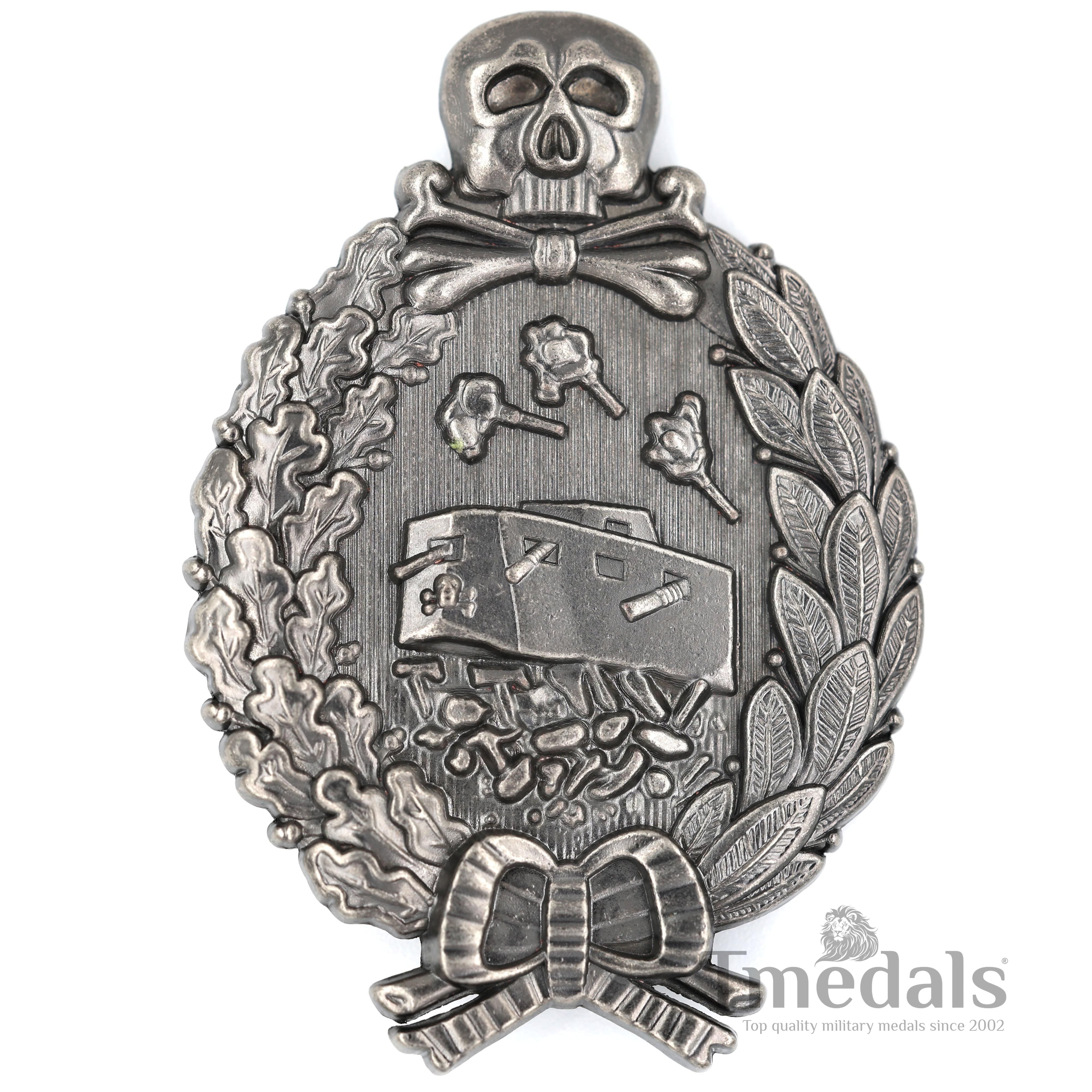 WWI Imperial German Tank Badge Panzer Assault Medal Order – Full-Size detail view 3