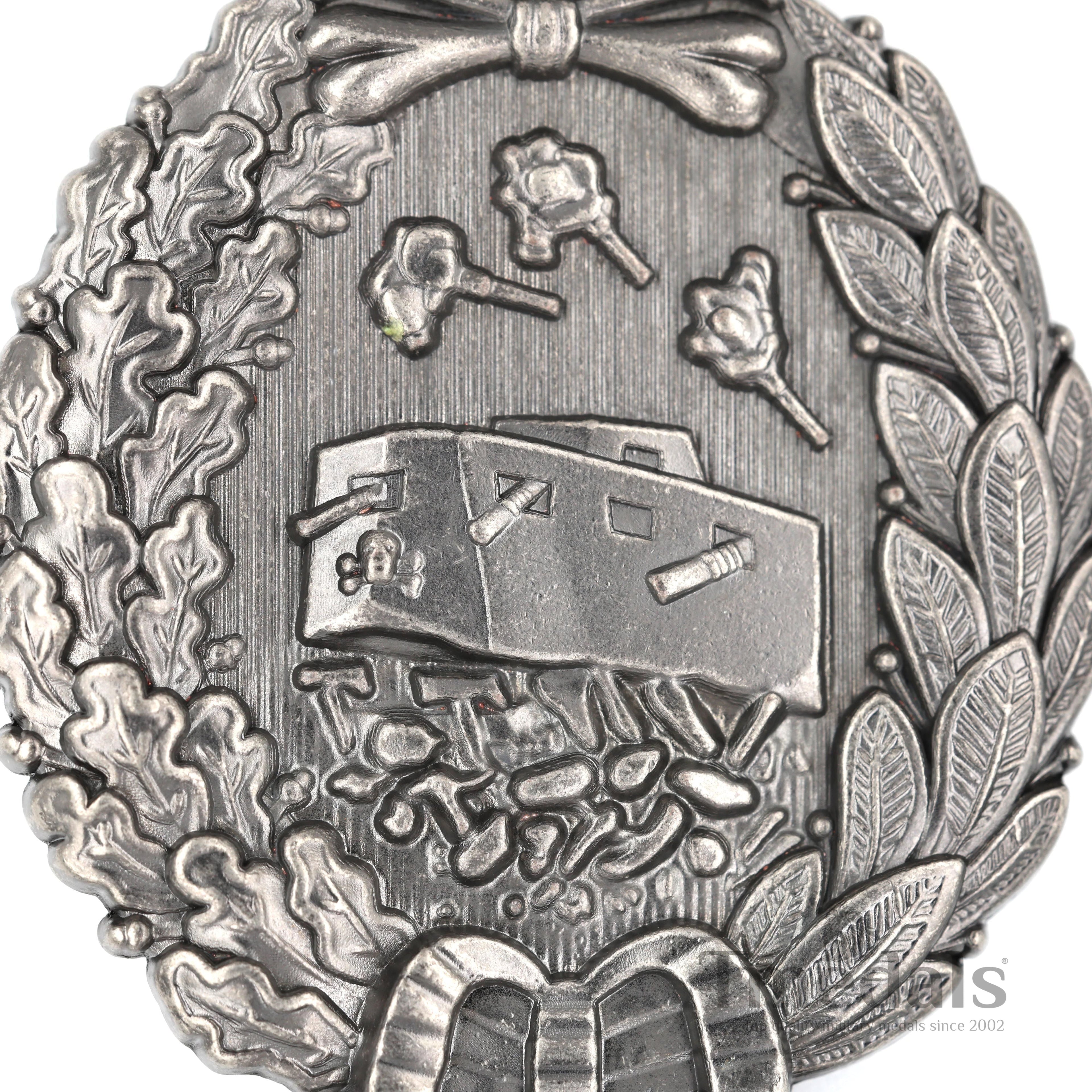 WWI Imperial German Tank Badge Panzer Assault Medal Order – Full-Size detail view 7