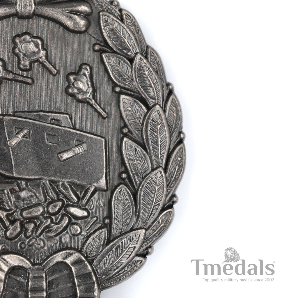 WWI Imperial German Tank Badge Panzer Assault Medal Order – Full-Size detail view 8