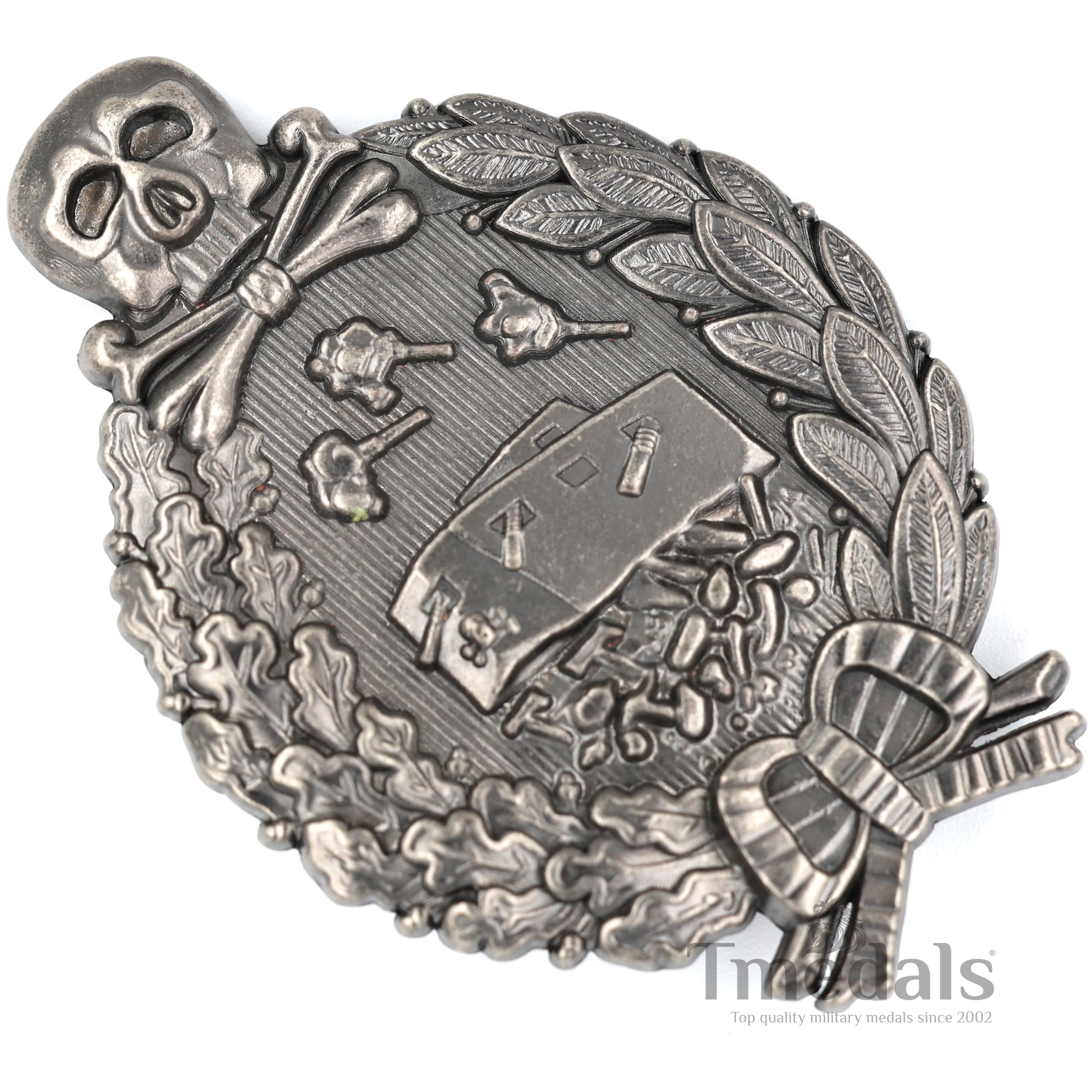 WWI Imperial German Tank Badge Panzer Assault Medal Order – Full-Size detail view 4