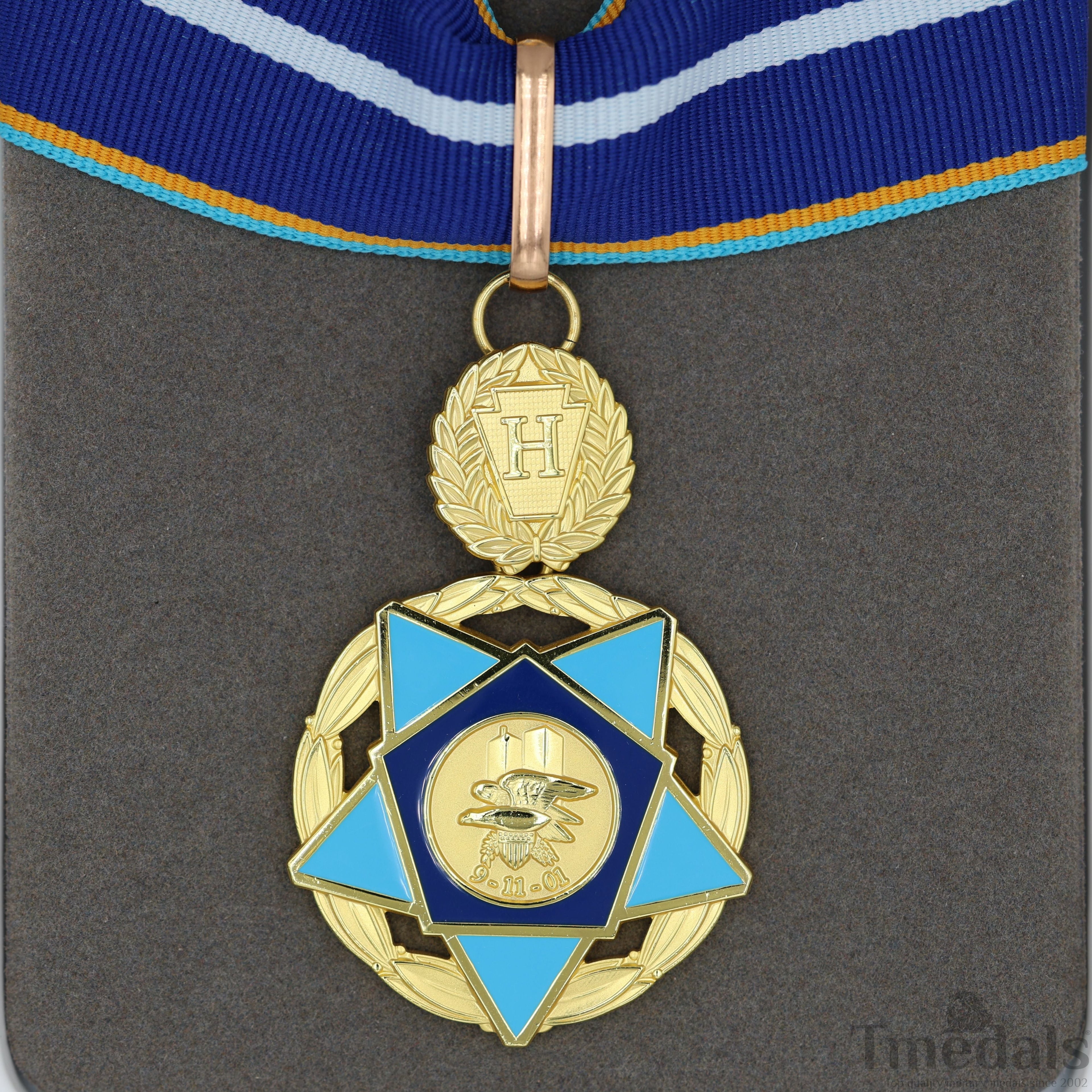 U.S. 9/11 Heroes Medal of Valor Order - 911 2001 Complete Presentation Full Set detail view 6