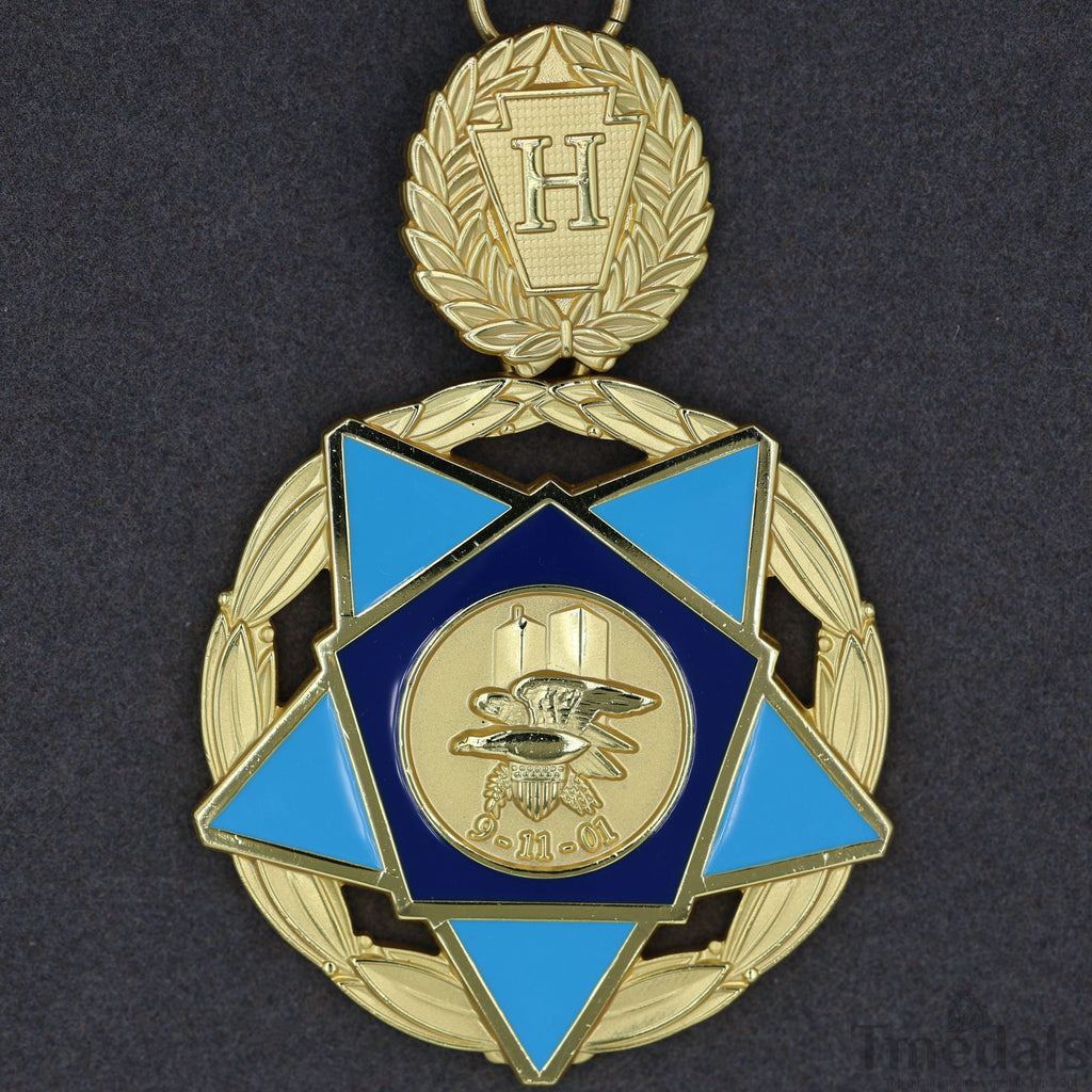 U.S. 9/11 Heroes Medal of Valor Order - 911 2001 Complete Presentation Full Set detail view 12