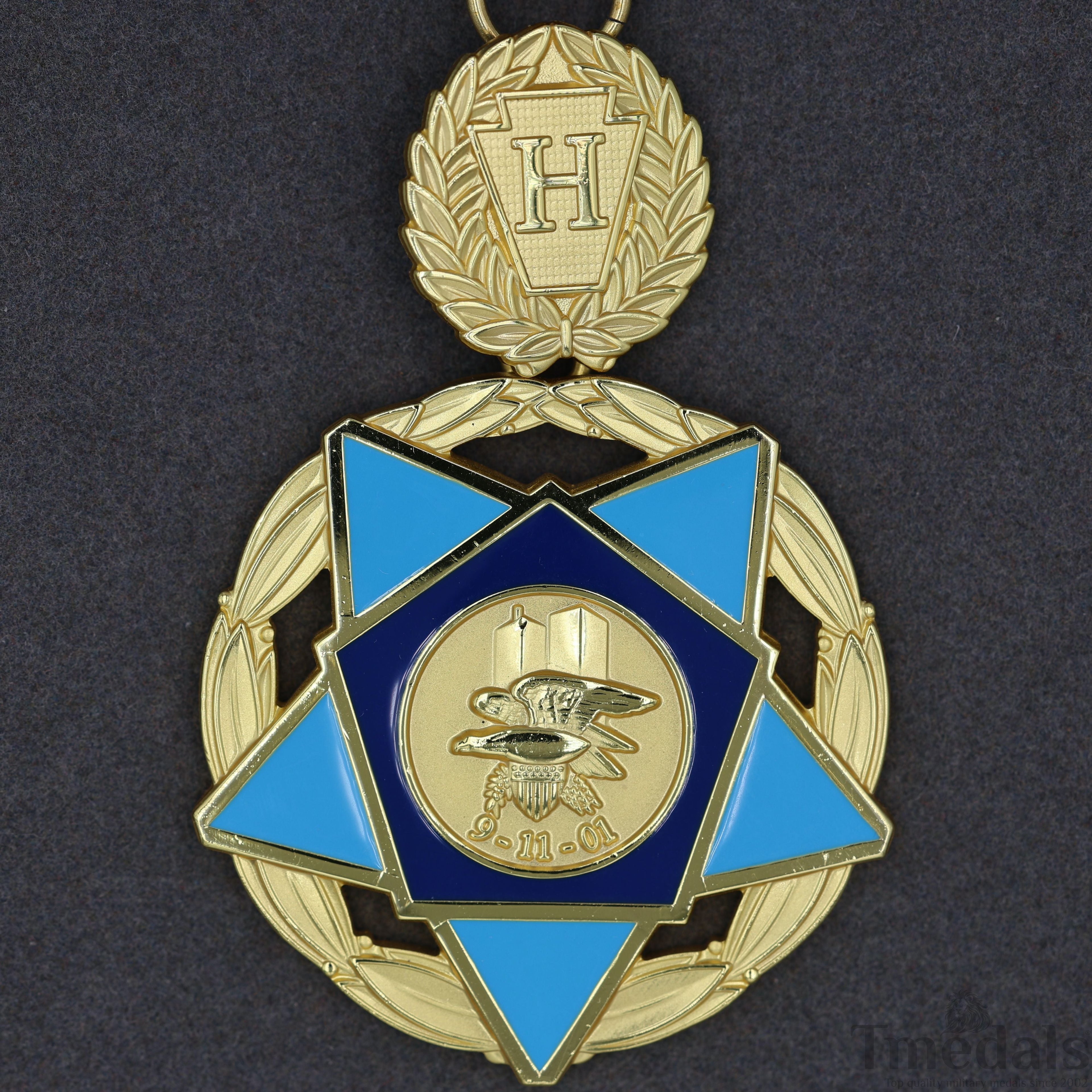 U.S. 9/11 Heroes Medal of Valor Order - 911 2001 Complete Presentation Full Set detail view 12