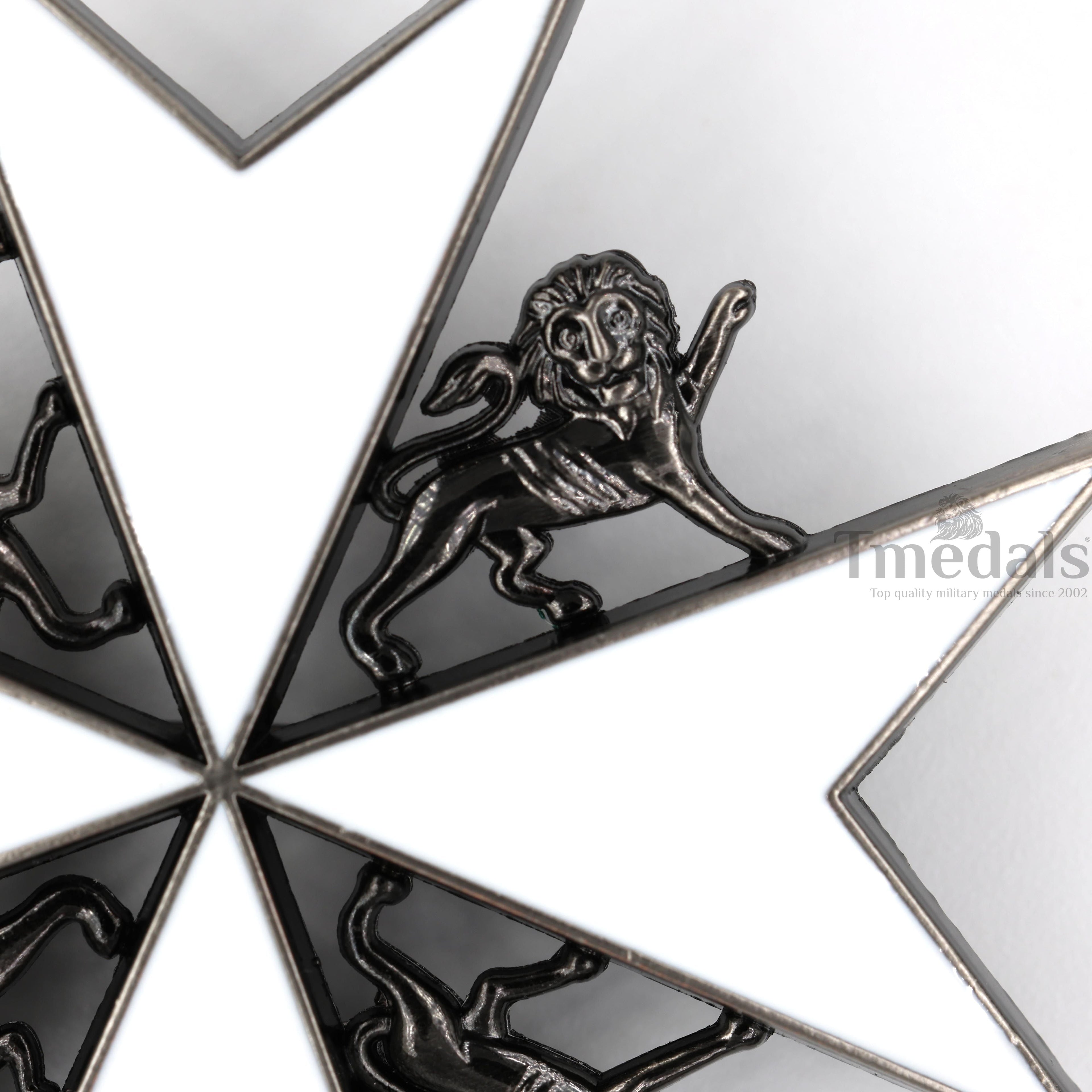 Order of St John Knight of Grace Breast Star Maltese Cross Full-Size detail view 4