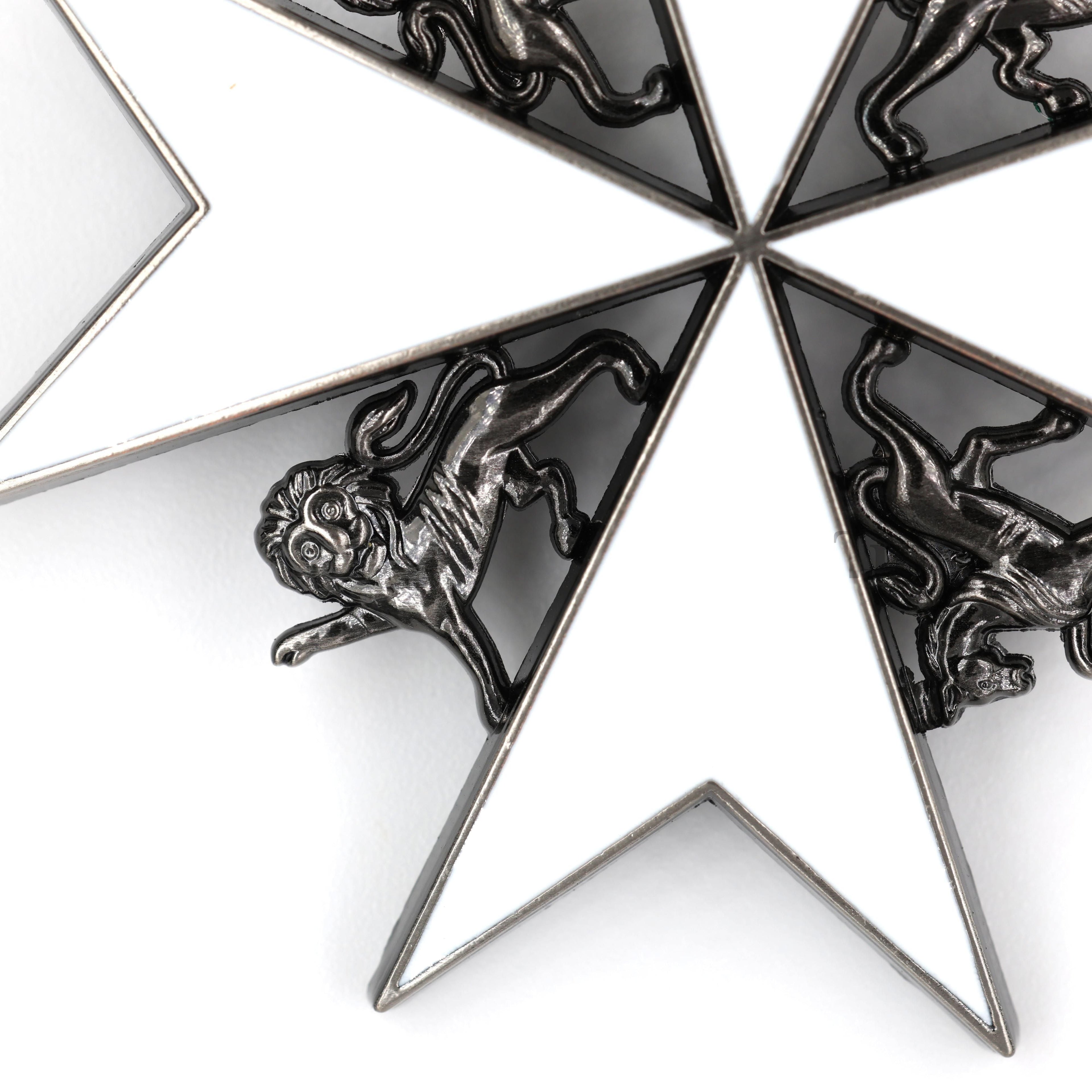 Order of St John Knight of Grace Breast Star Maltese Cross Full-Size detail view 5