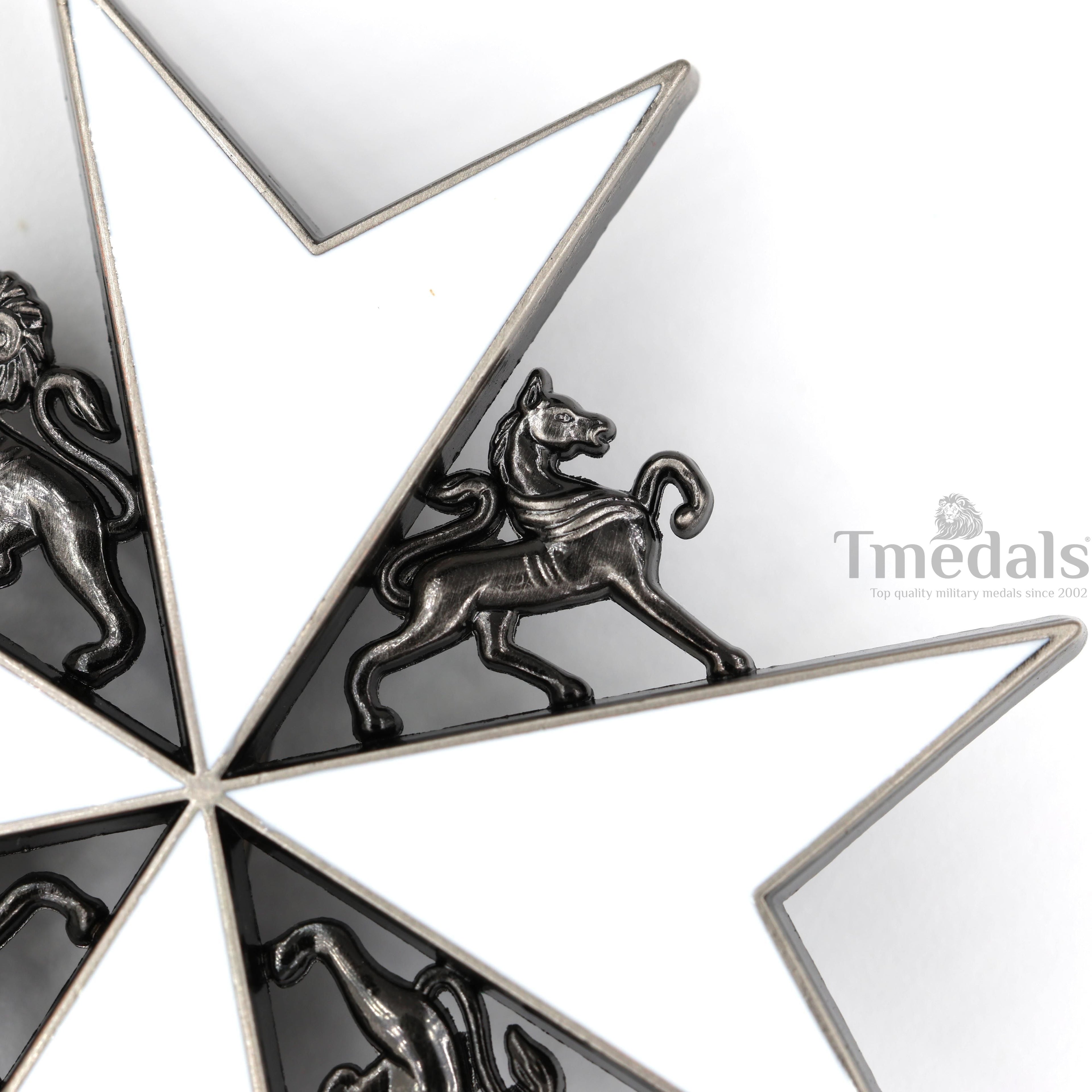 Order of St John Knight of Grace Breast Star Maltese Cross Full-Size detail view 6