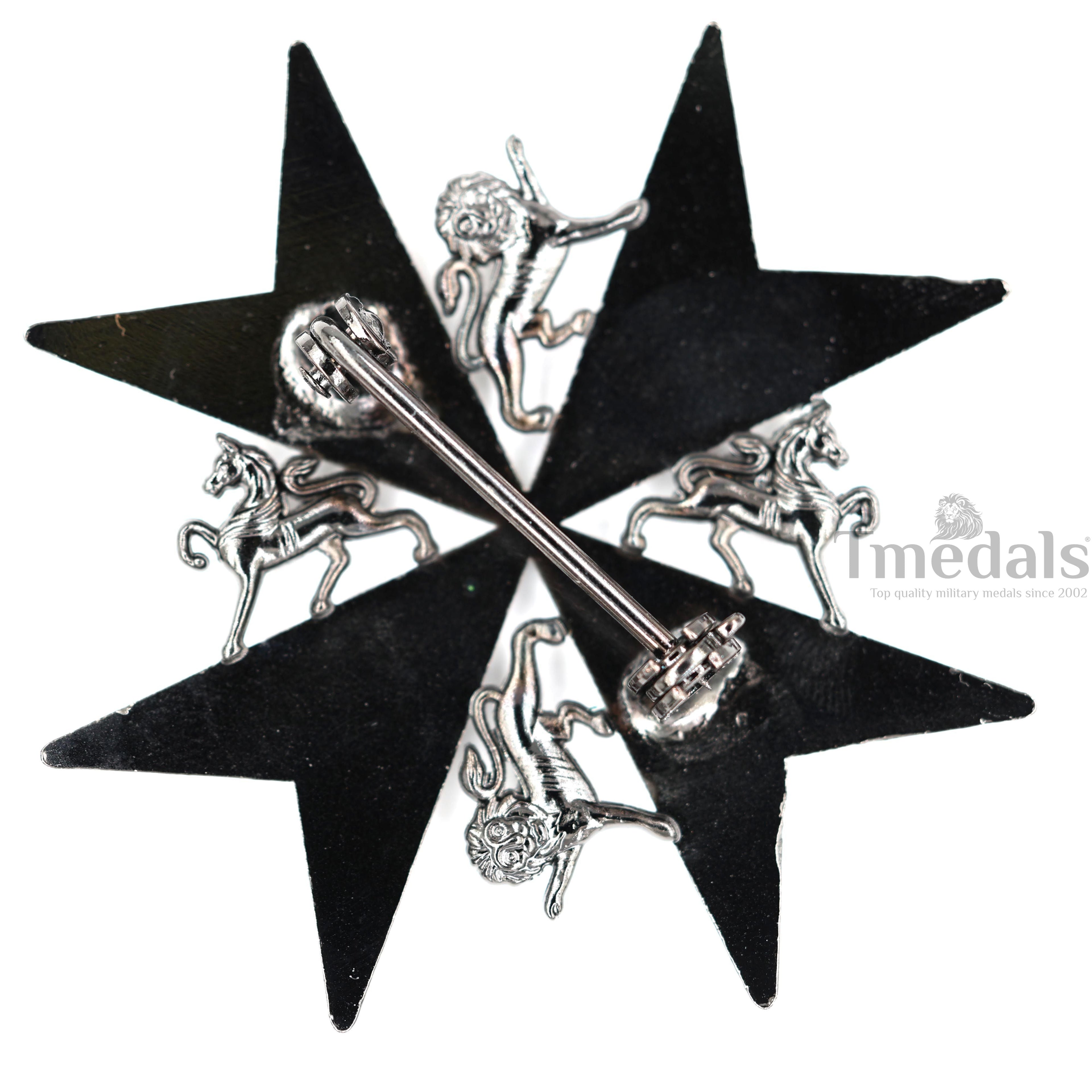 Order of St John Knight of Grace Breast Star Maltese Cross Full-Size detail view 7