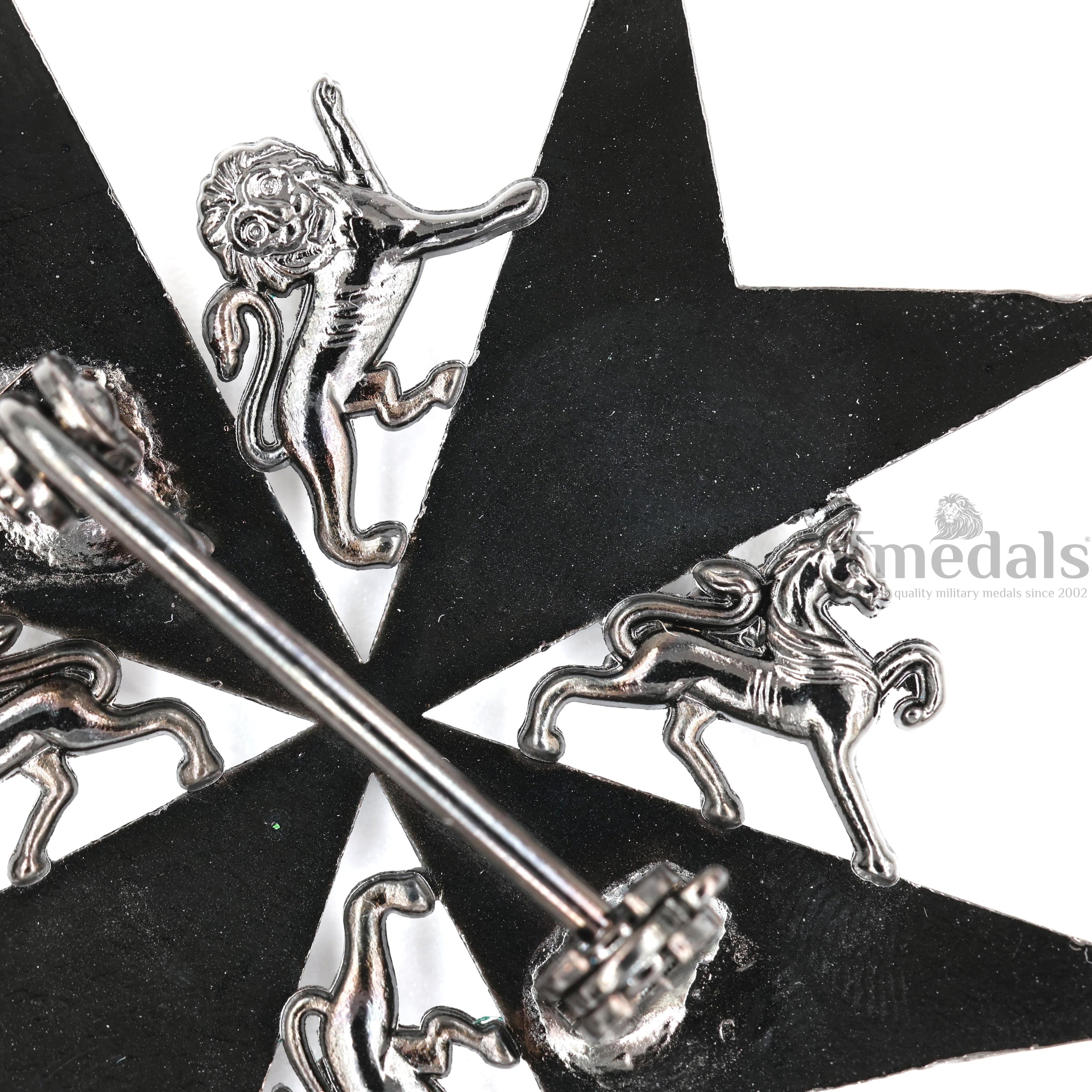 Order of St John Knight of Grace Breast Star Maltese Cross Full-Size detail view 9