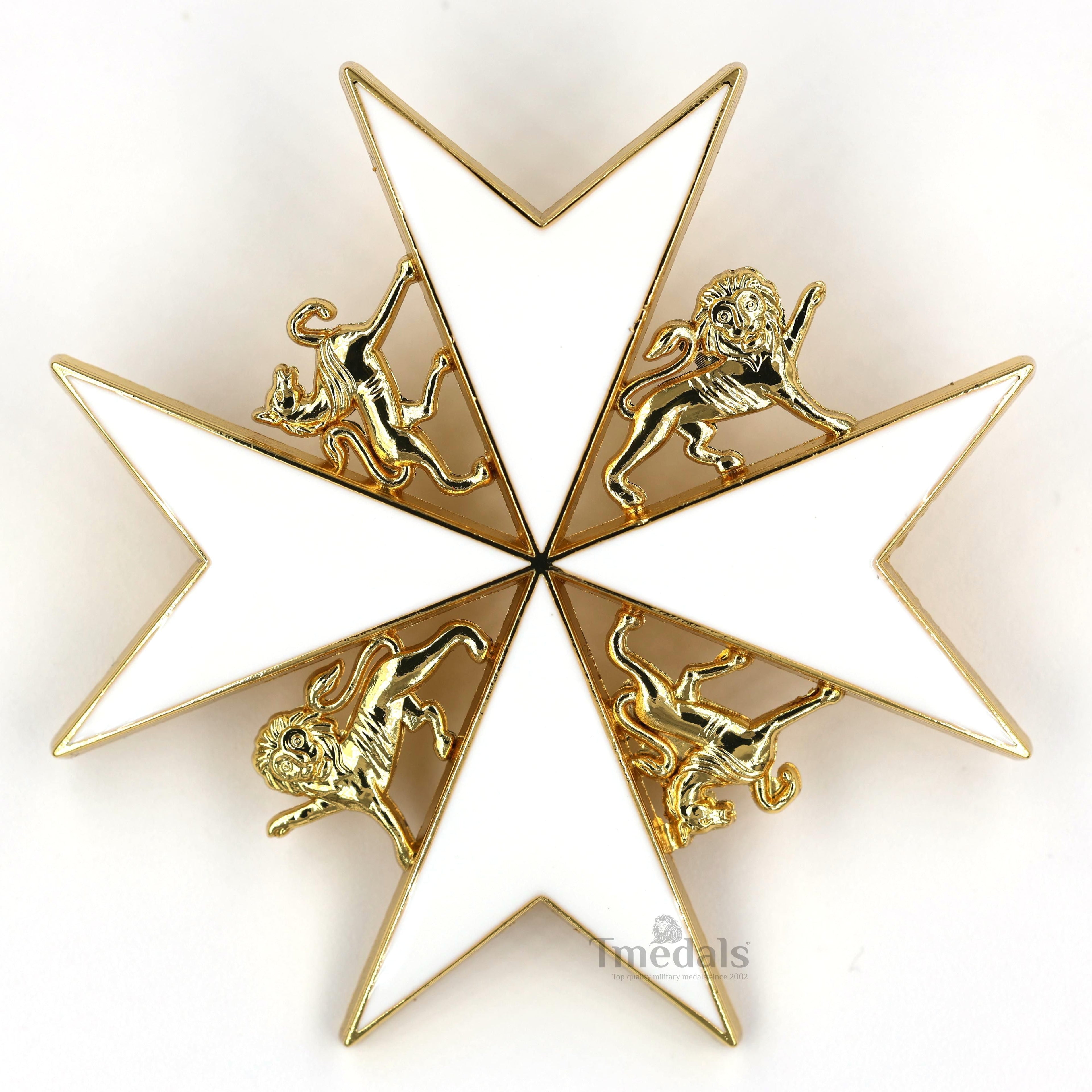 Order of St John Knight/Dame of Grace Breast Star Maltese Cross reproduction