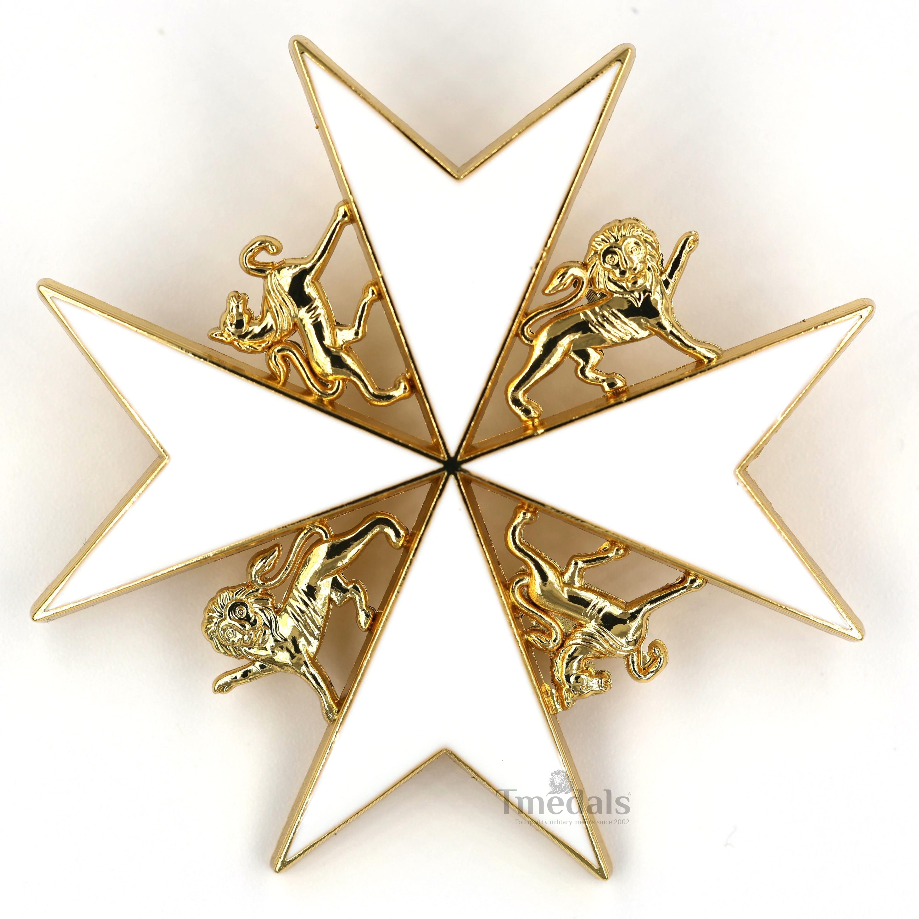 Order of St John Knight/Dame of Grace Breast Star Maltese Cross detail view 5