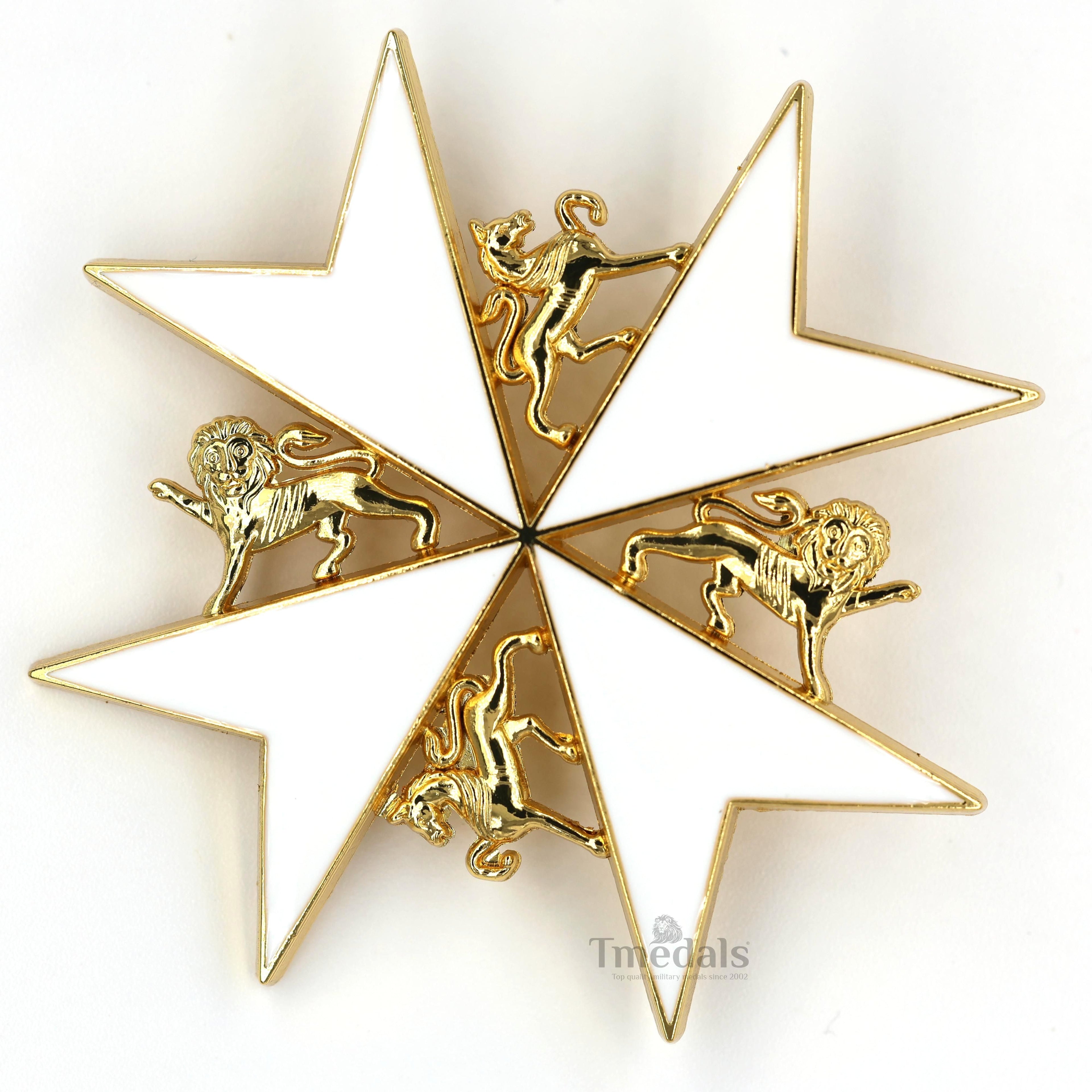 Order of St John Knight/Dame of Grace Breast Star Maltese Cross detail view 3