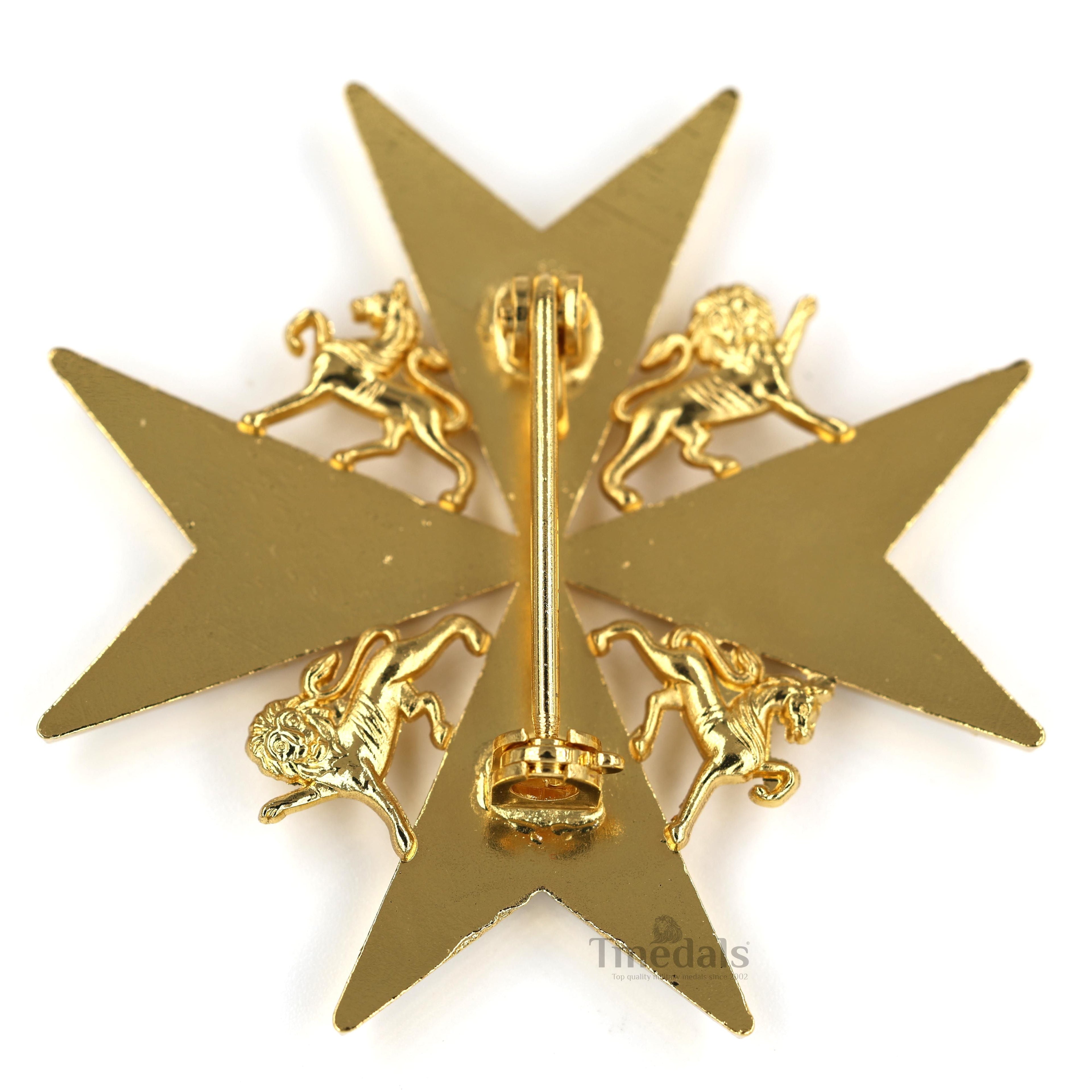 Order of St John Knight/Dame of Grace Breast Star Maltese Cross detail view 2