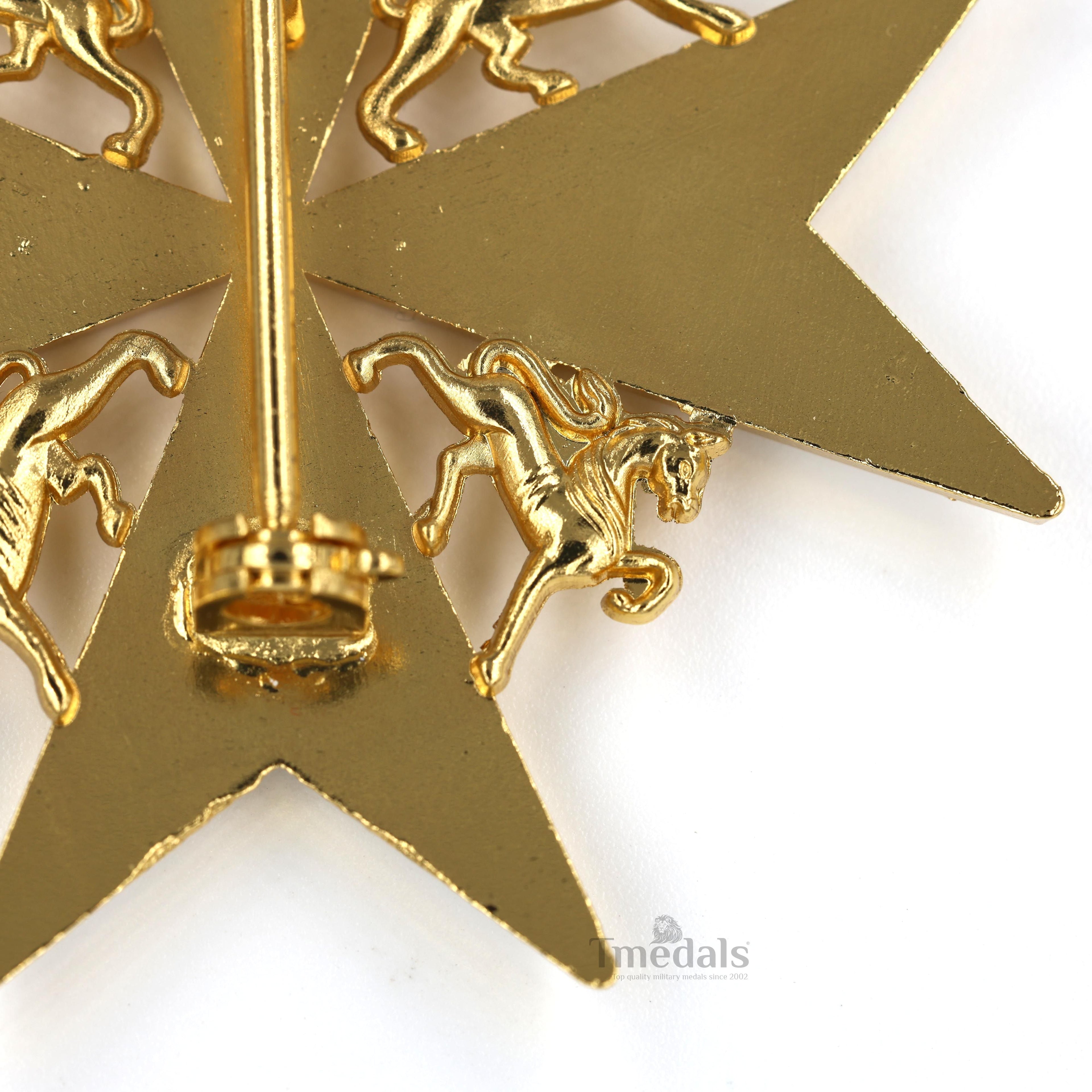 Order of St John Knight/Dame of Grace Breast Star Maltese Cross detail view 11