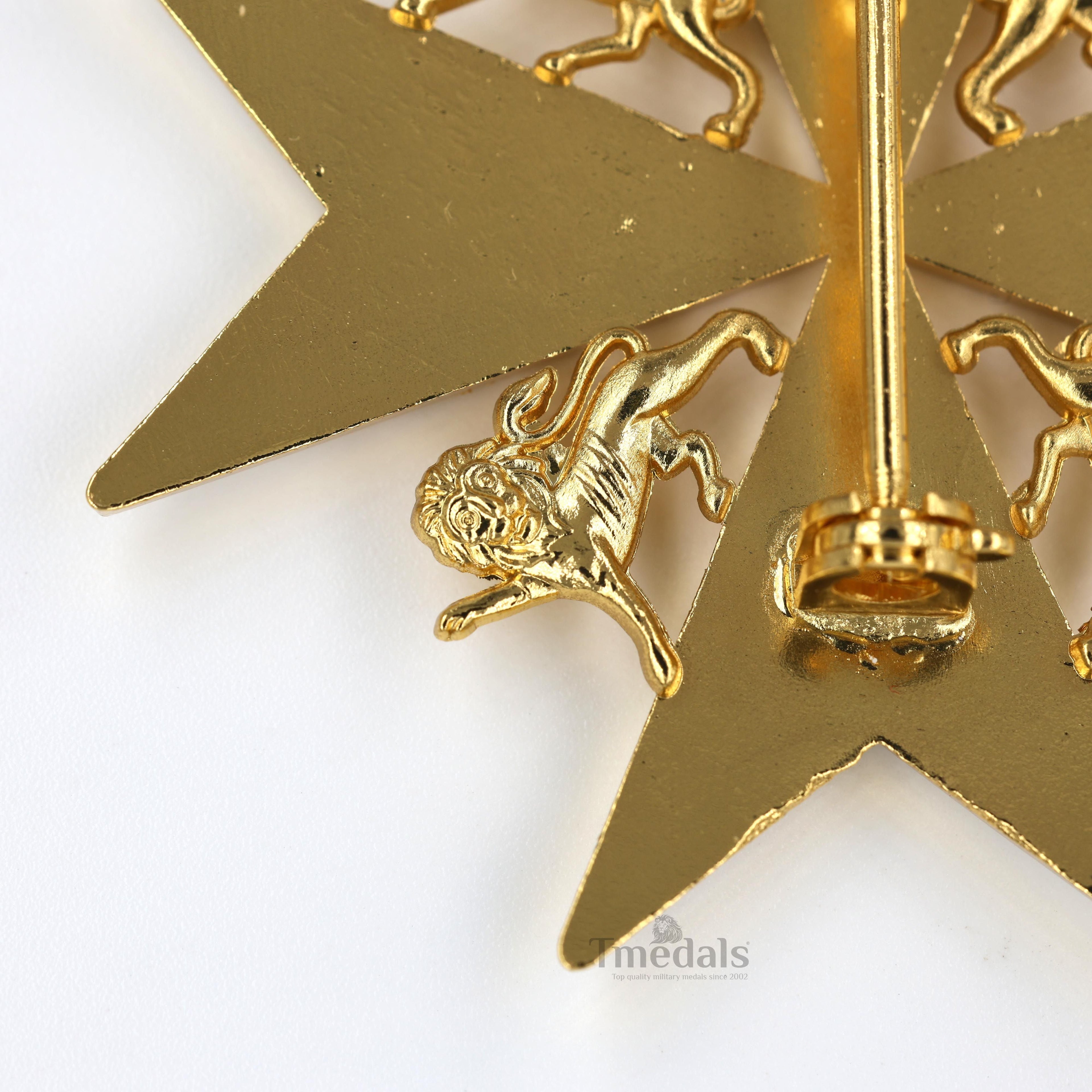 Order of St John Knight/Dame of Grace Breast Star Maltese Cross detail view 12