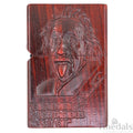 Einstein-Inspired Carved Wooden Lighter Case – Fits Standard Insert – No Insert