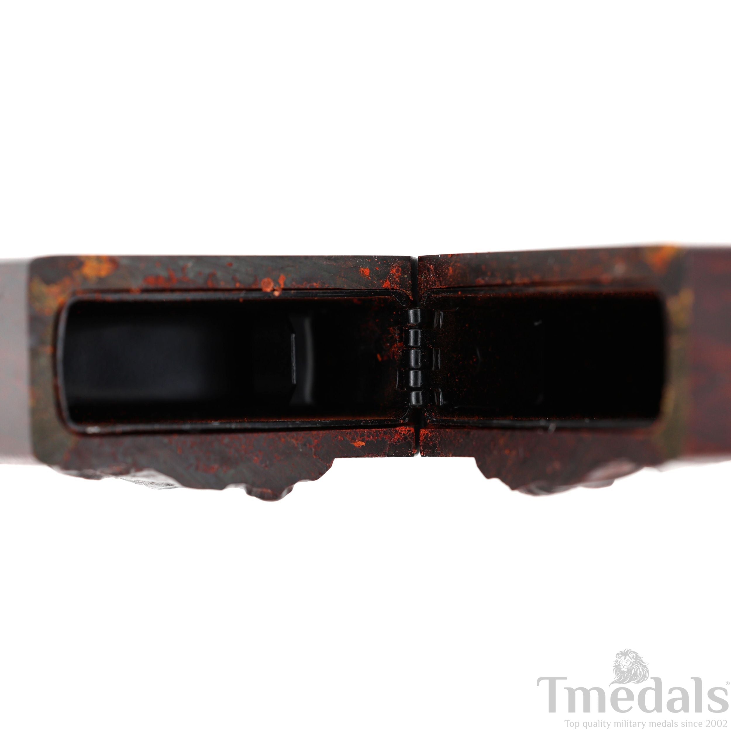 Hand-Carved Floral Wooden Lighter Case – Fits Standard Insert – No Insert detail view 10