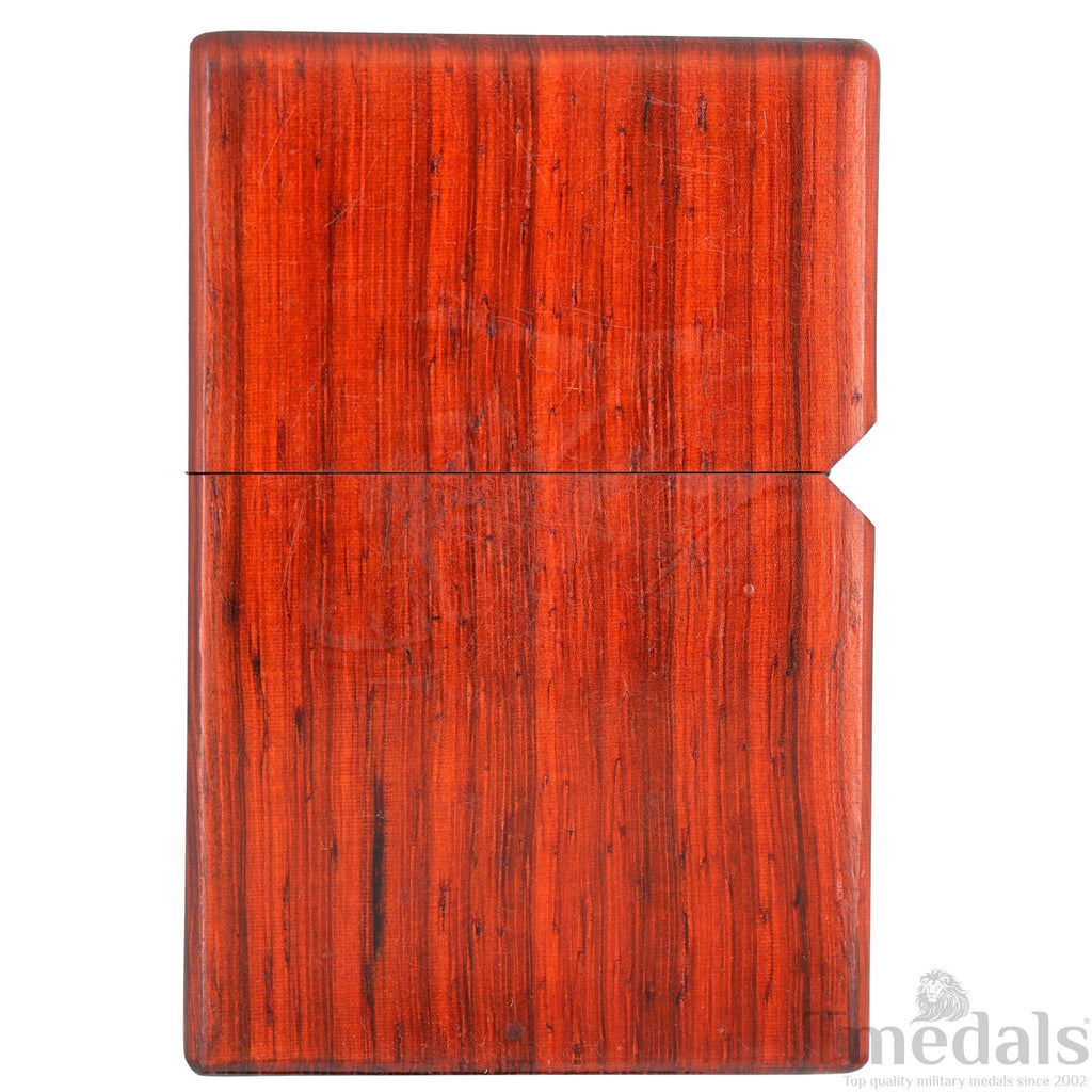 Hand-Carved Floral Wooden Lighter Case – Fits Standard Insert – No Insert detail view 14