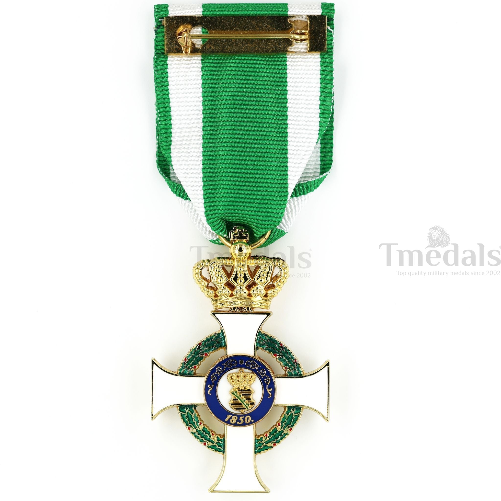 German Albert Order Knight 1st Class Medal – Civil Division Type II 1850 detail view 7
