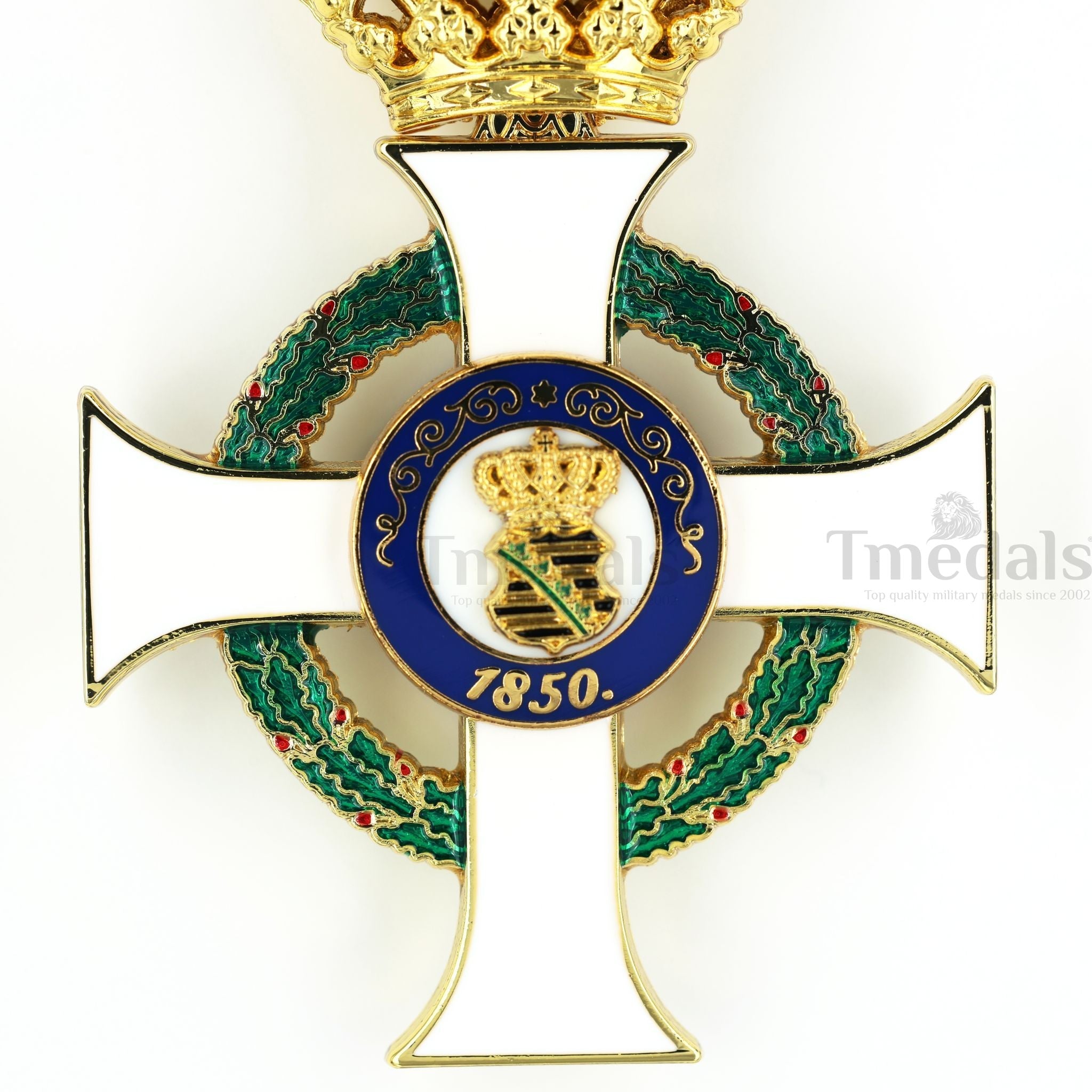 German Albert Order Knight 1st Class Medal – Civil Division Type II 1850 detail view 4