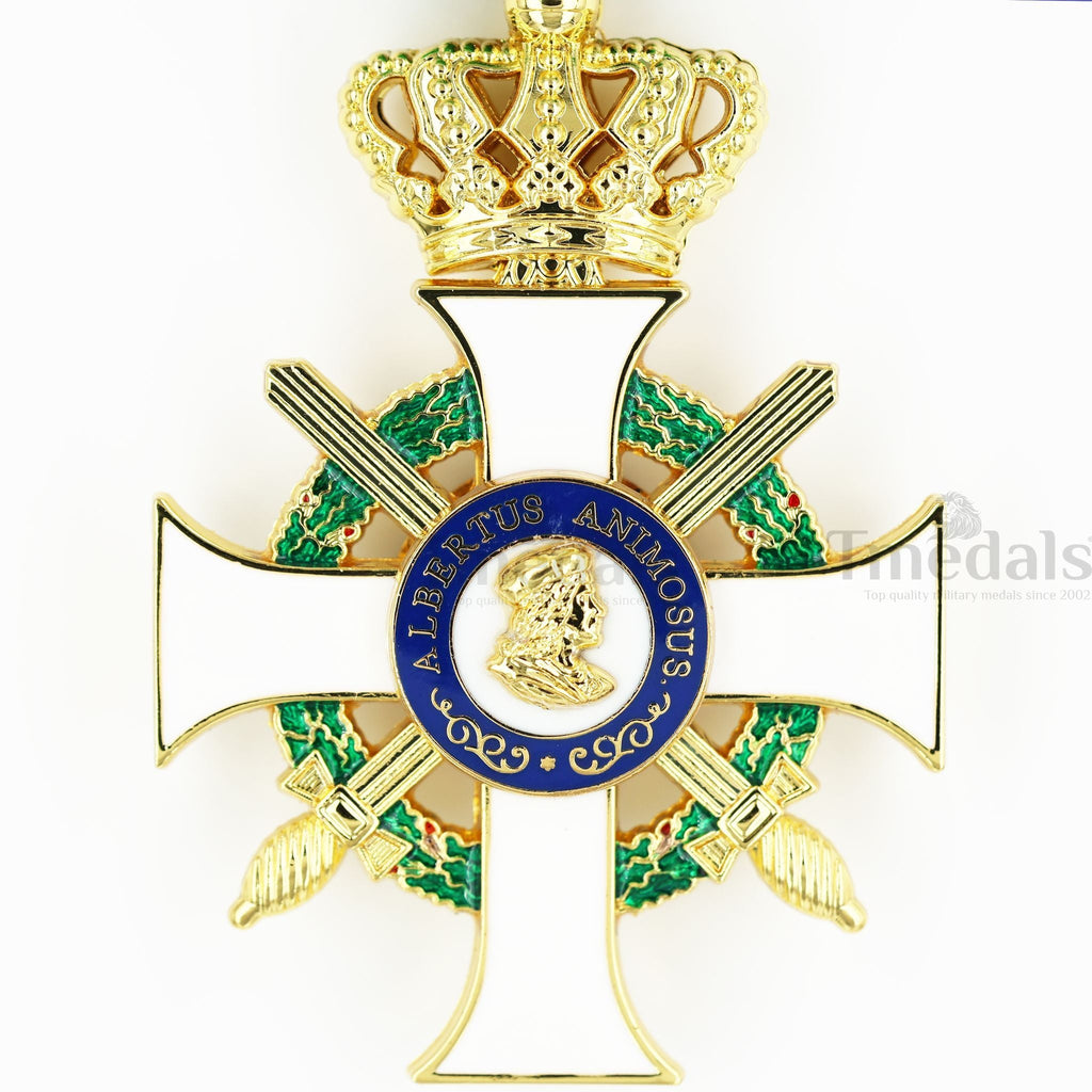 German Albert Order Knight 1st Class Medal Civil Division Type II 1850 detail view 5