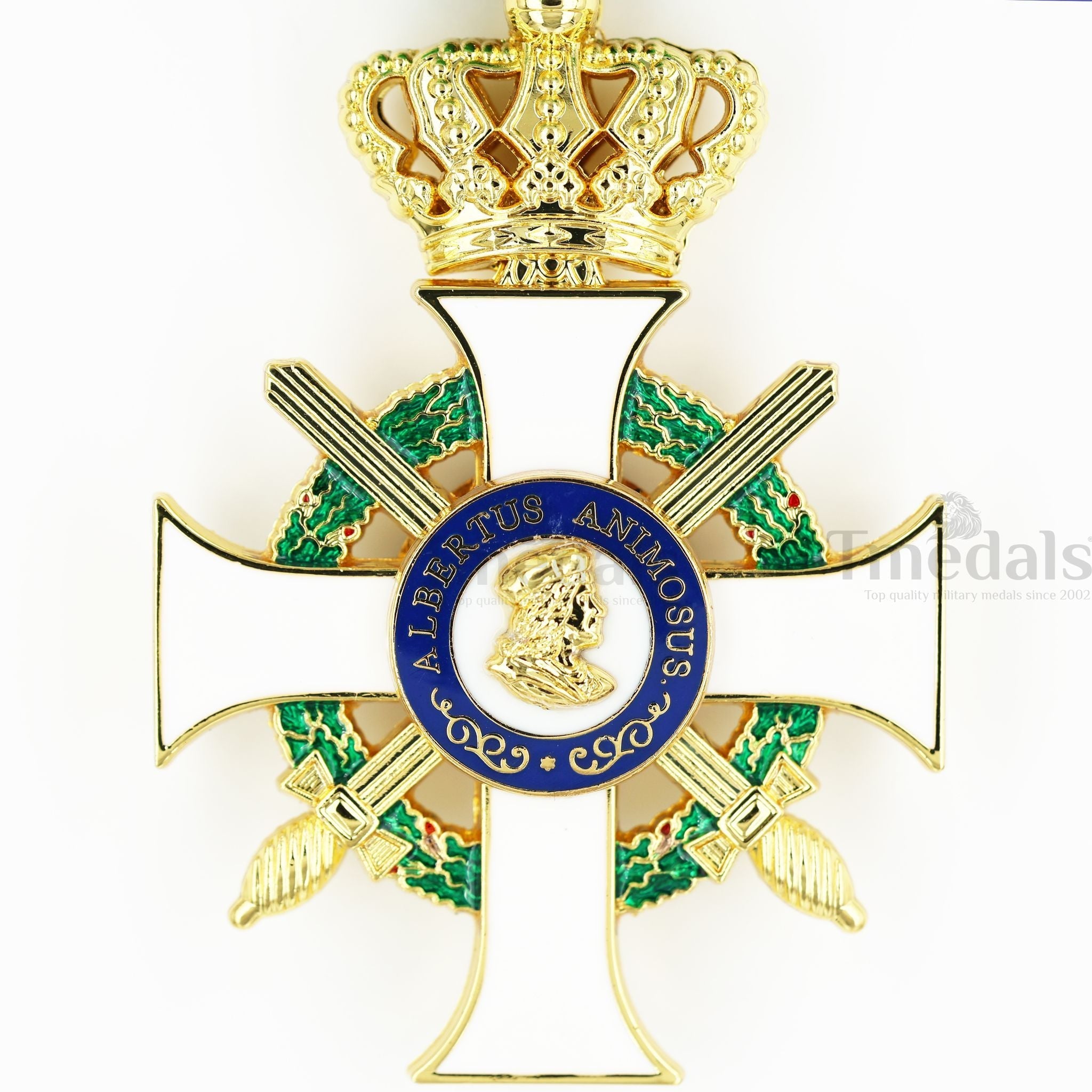 German Albert Order Knight 1st Class Medal Civil Division Type II 1850 detail view 5
