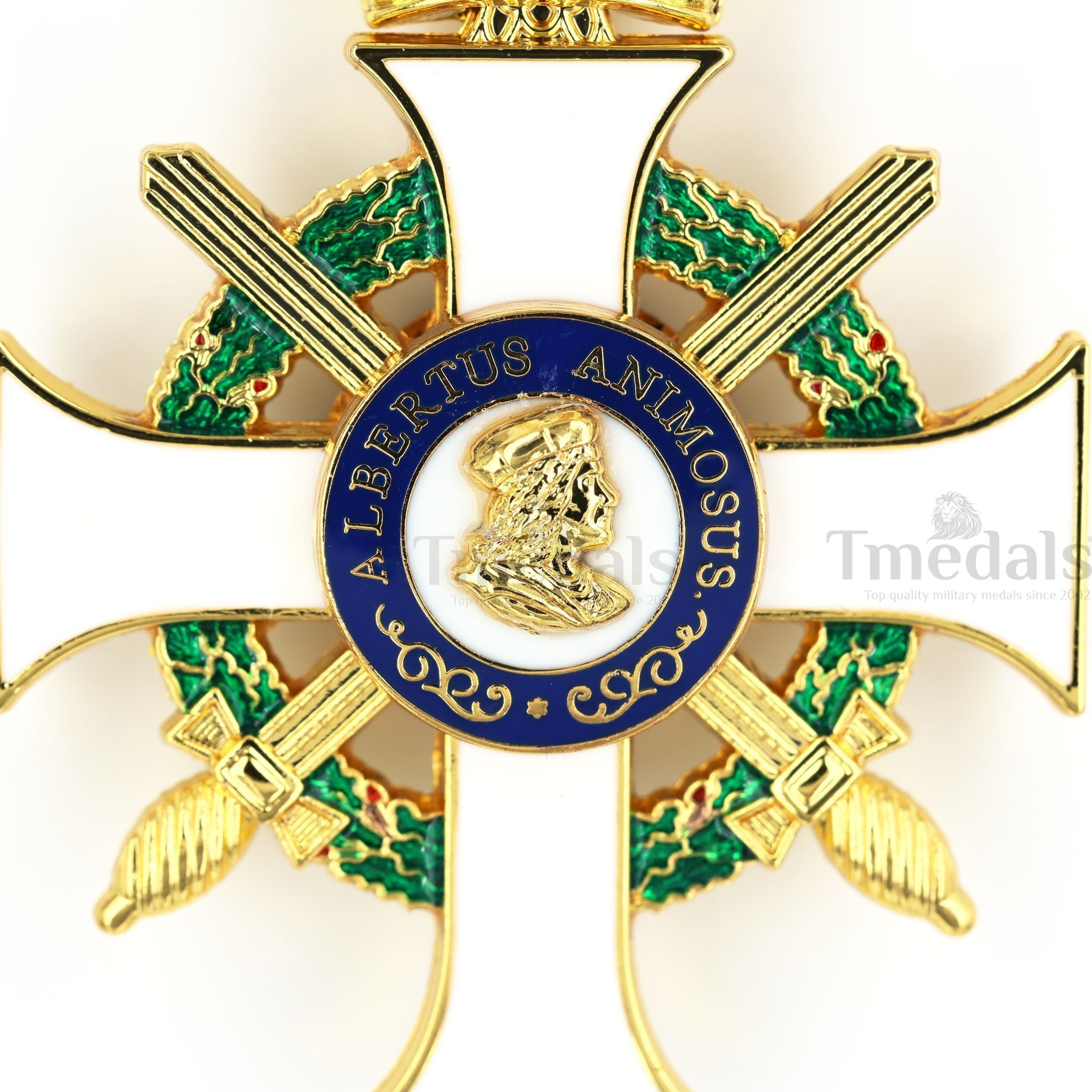 German Albert Order Knight 1st Class Medal Civil Division Type II 1850 detail view 3