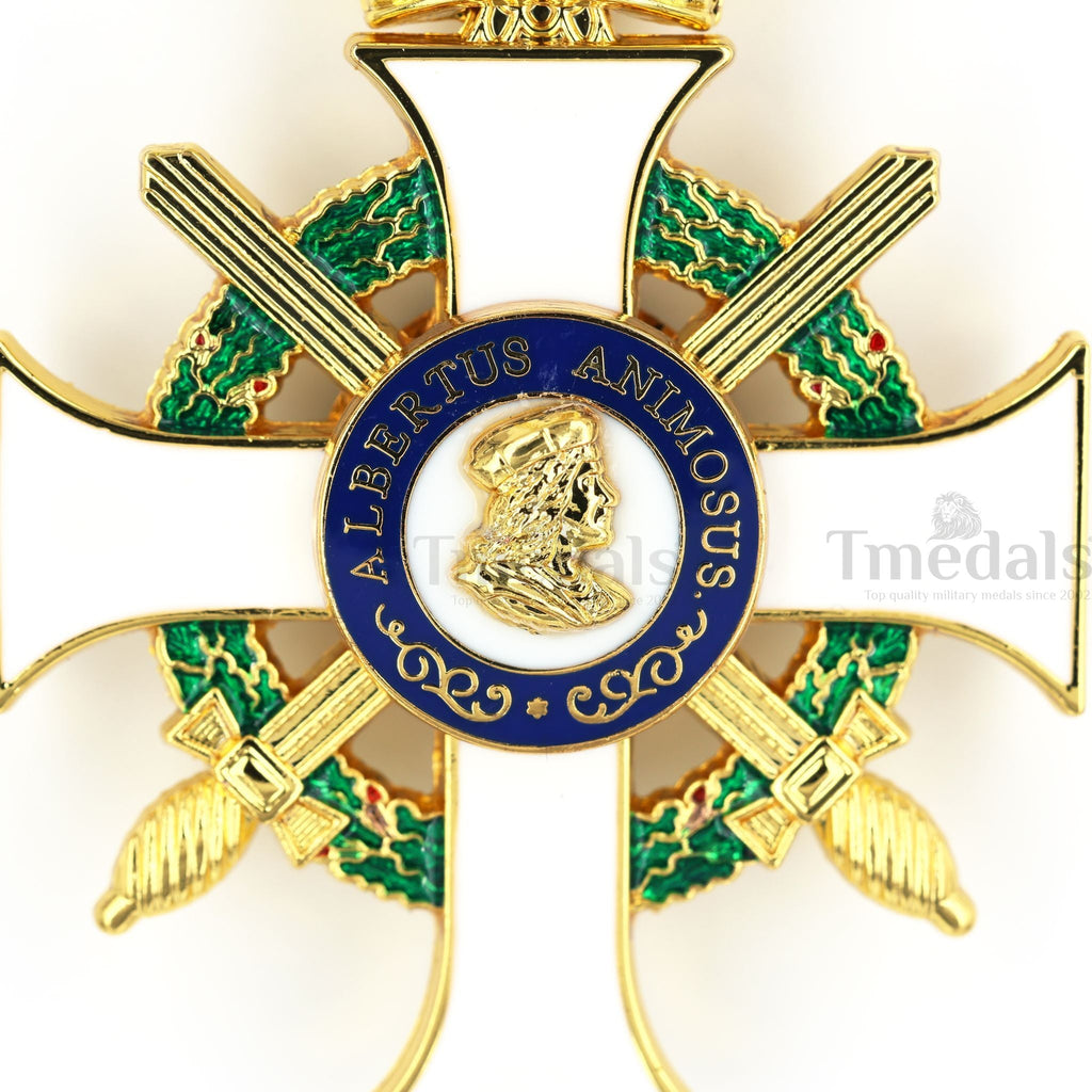 German Albert Order Knight 1st Class Medal Civil Division Type II 1850 detail view 11