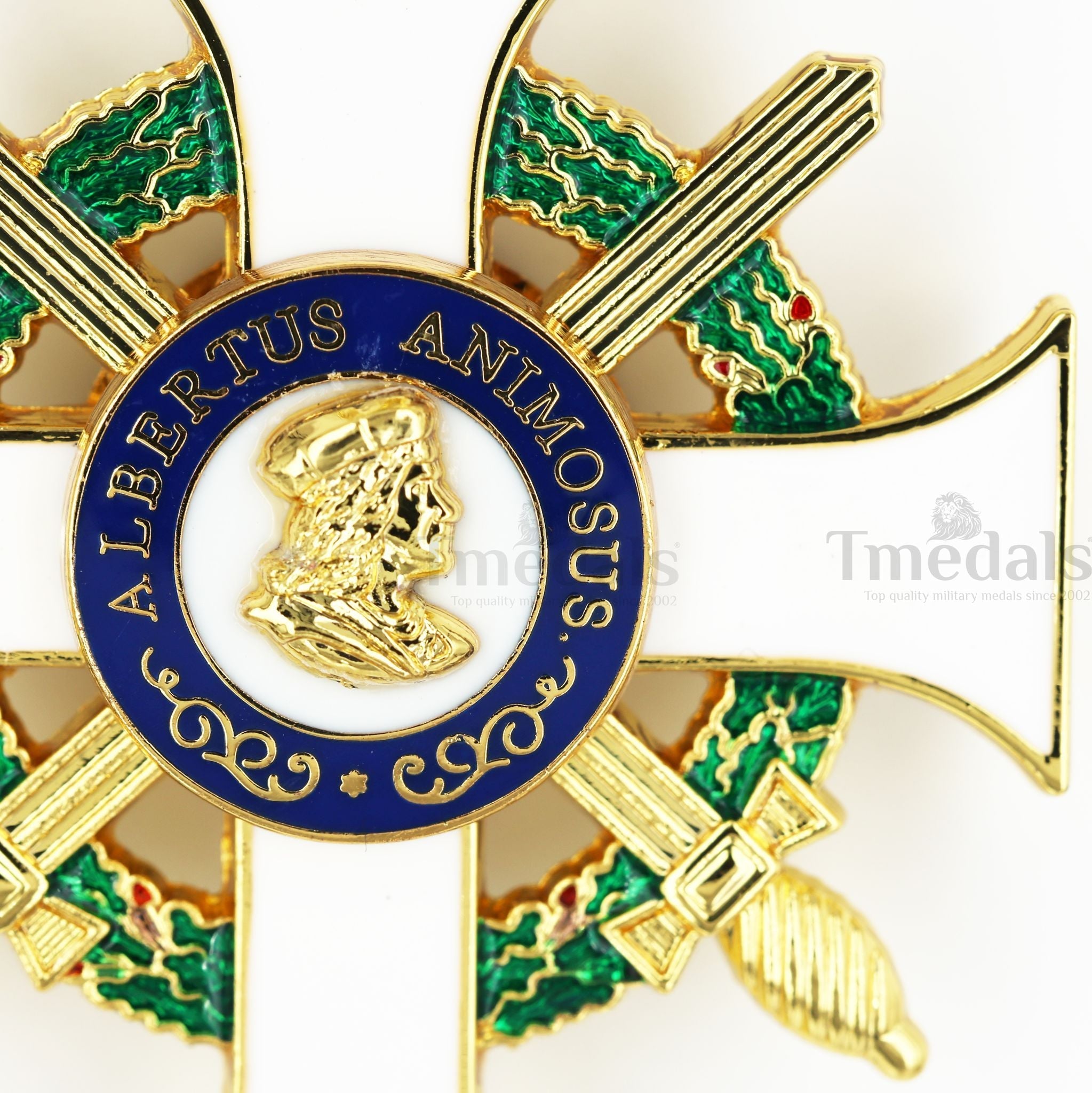 German Albert Order Knight 1st Class Medal Civil Division Type II 1850 detail view 12
